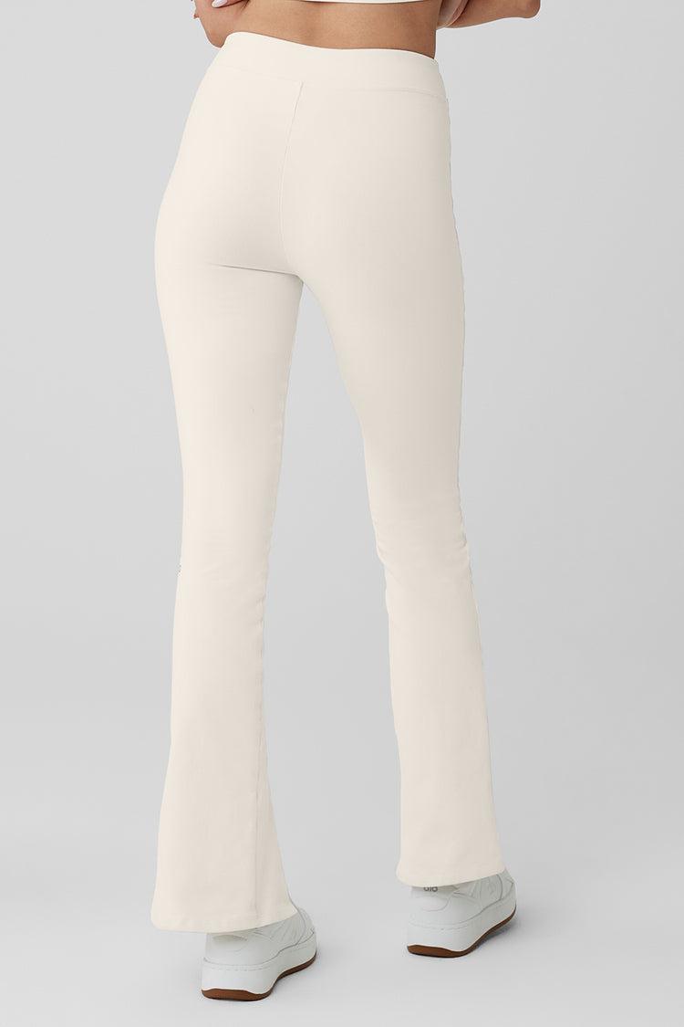 Airbrush High-Waist Flutter Legging - Ivory Product Image