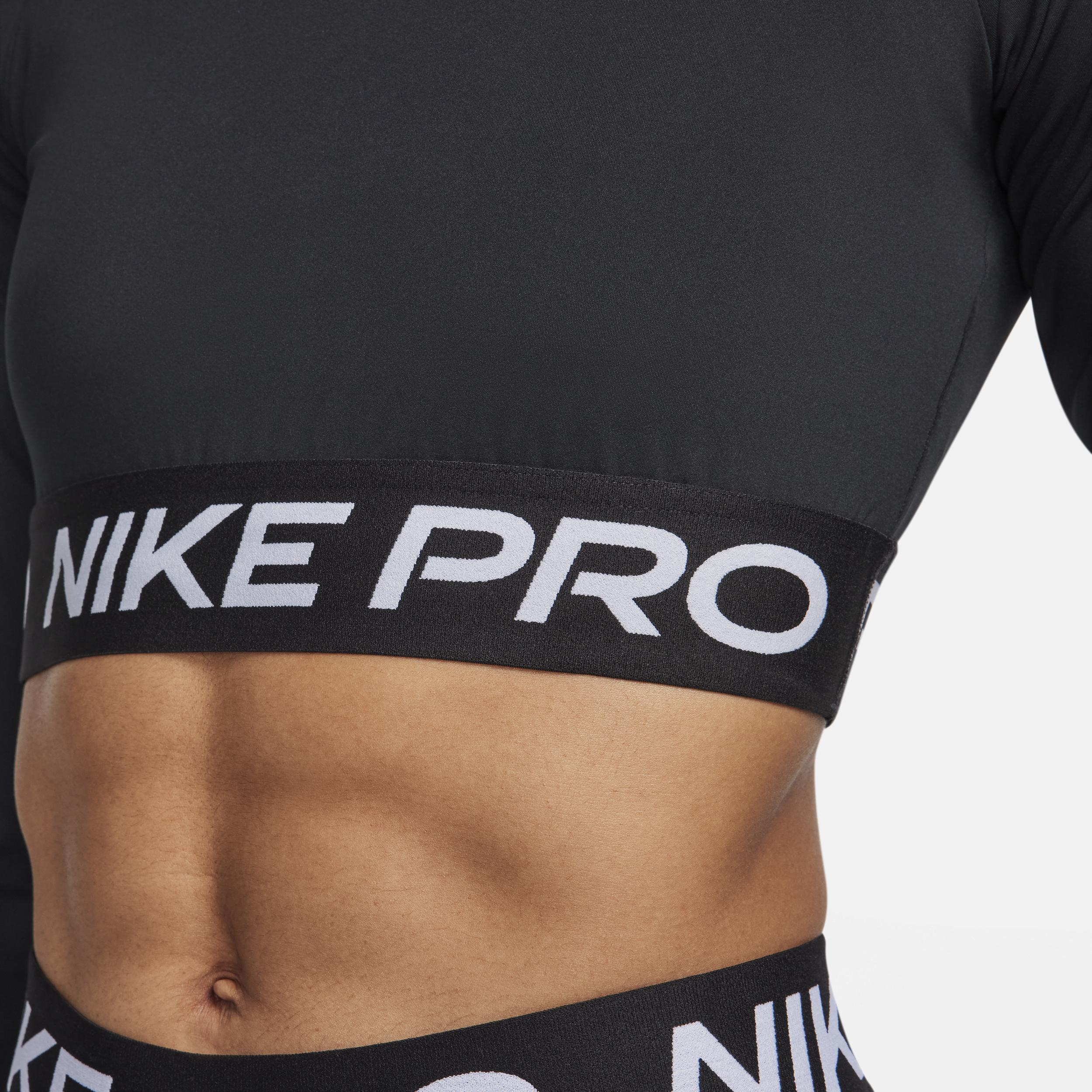 Nike Pro Women's Dri-FIT Cropped Long-Sleeve Top Product Image