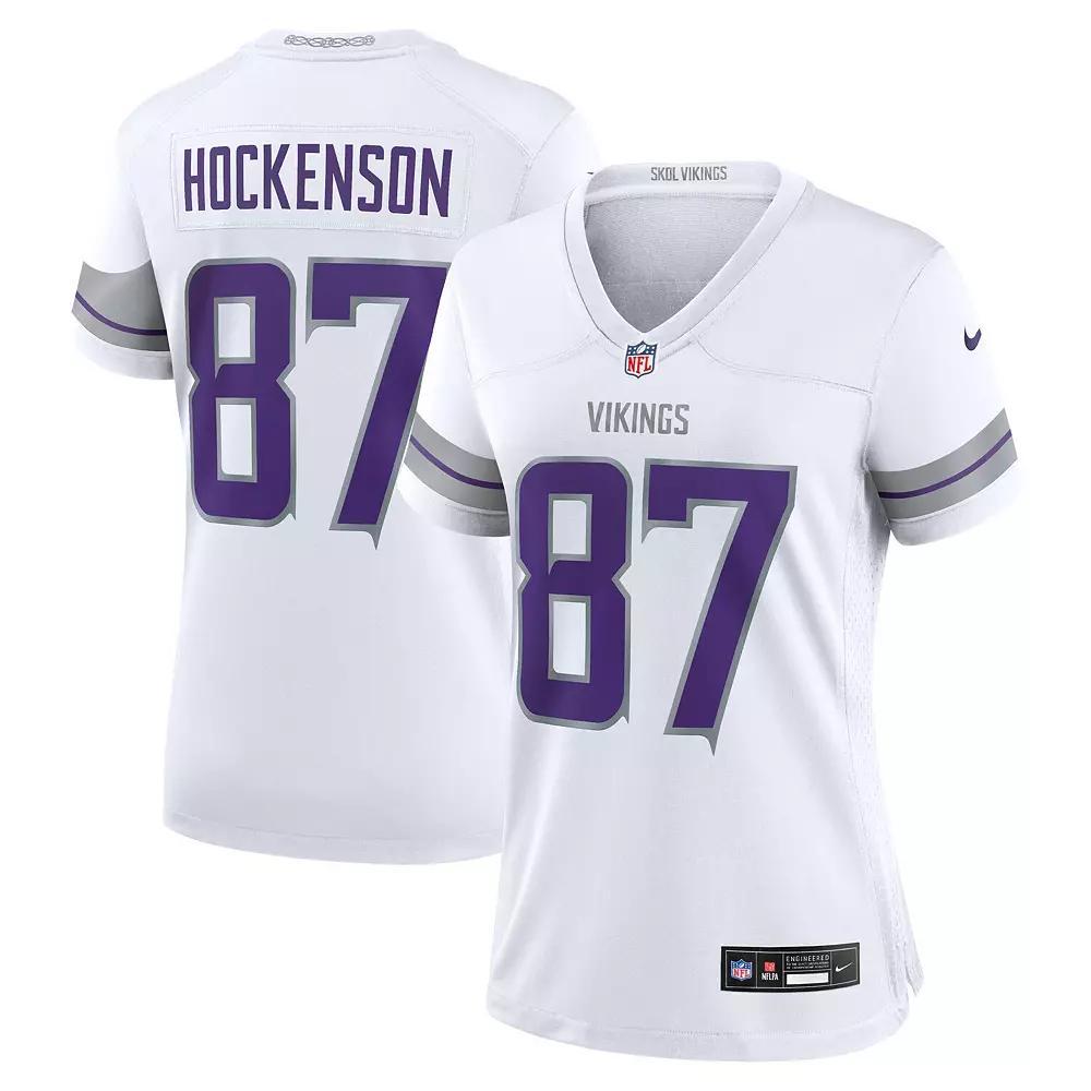 T.J. Hockenson Minnesota Vikings Nike Womens NFL Game Football Jersey | 67NW0BAZ9MF-EY1 Product Image