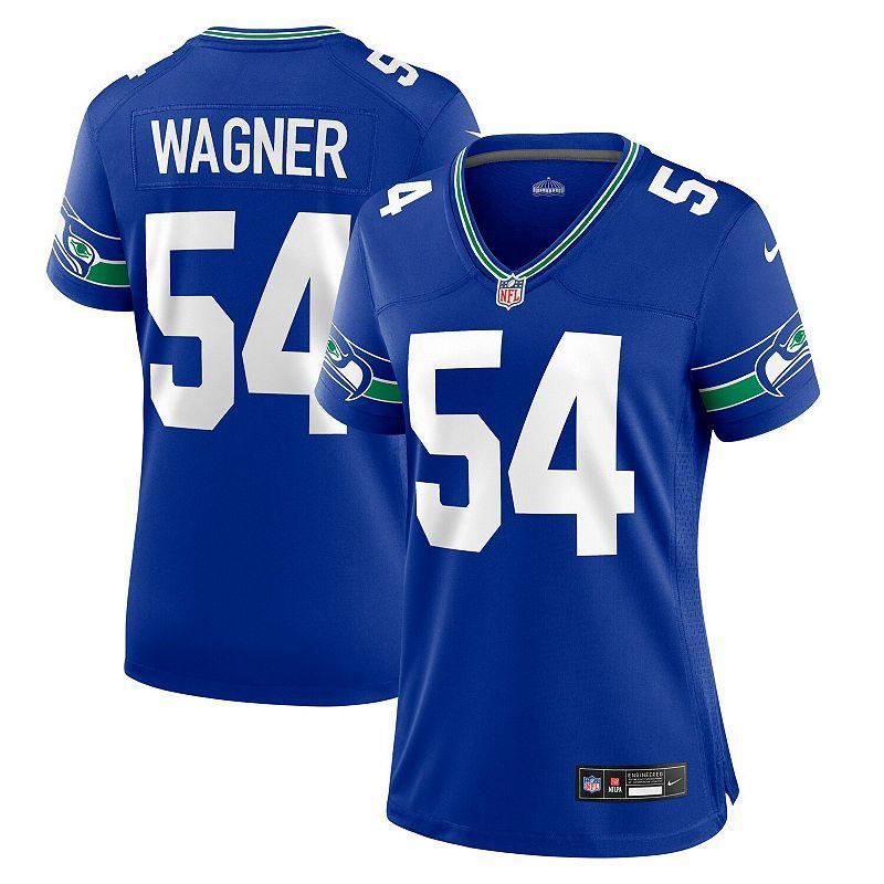 Women's Nike Bobby Wagner Royal Seattle Seahawks Player Jersey, Size: XL, Blue Product Image