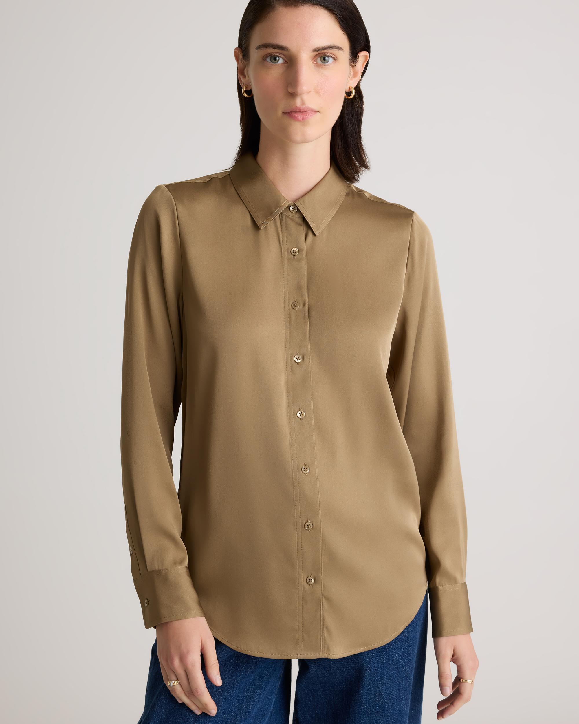 Quince | Women's Washable Stretch Silk Blouse Product Image