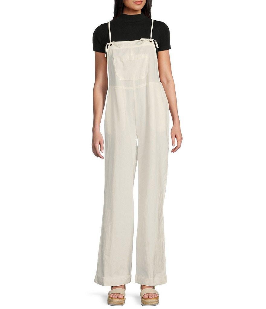 C&V Chelsea & Violet Sleeveless Vintage Overall Jumpsuit Product Image