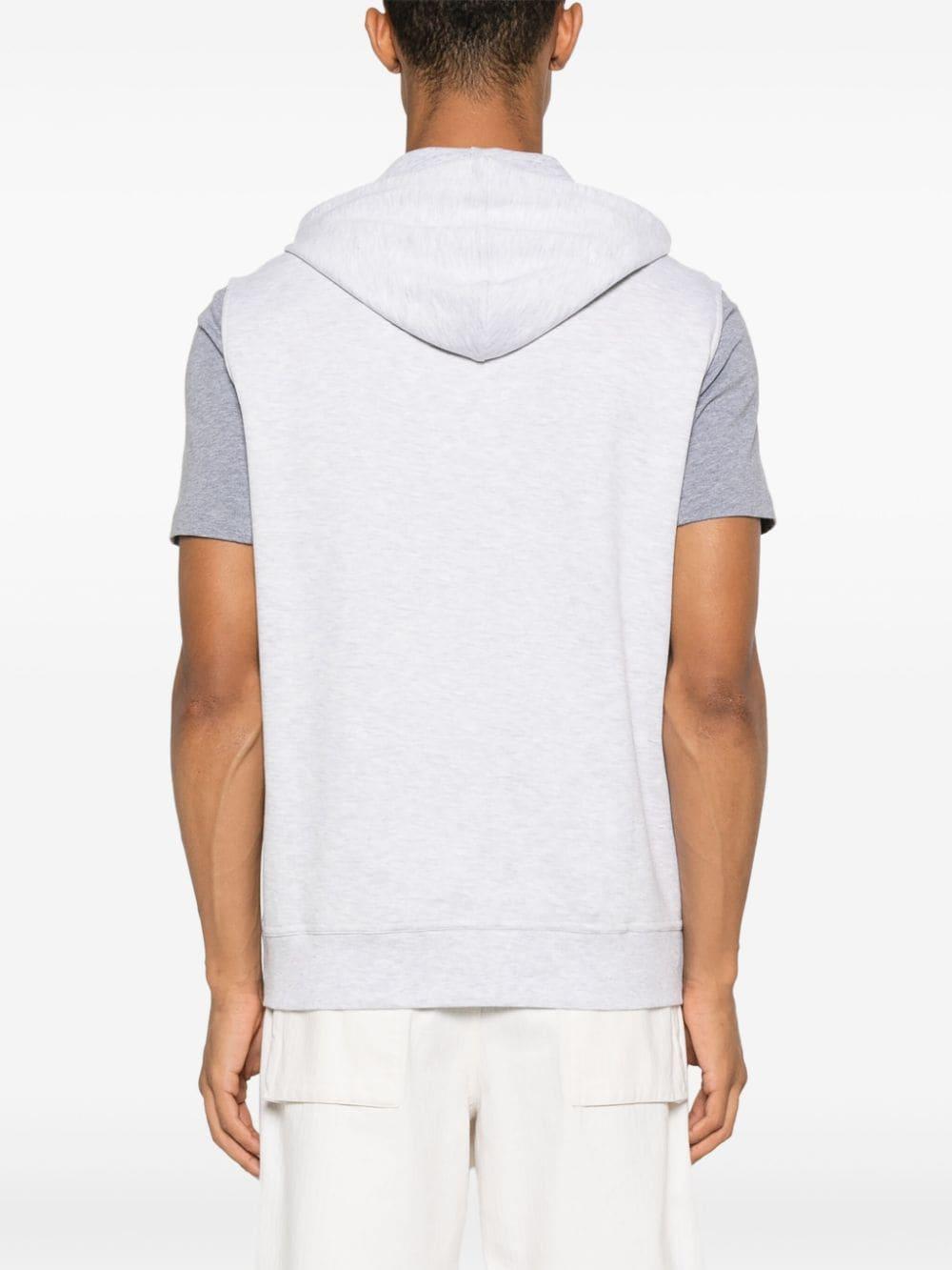 BRUNELLO CUCINELLI Zip-up Hoodie In Gray Product Image