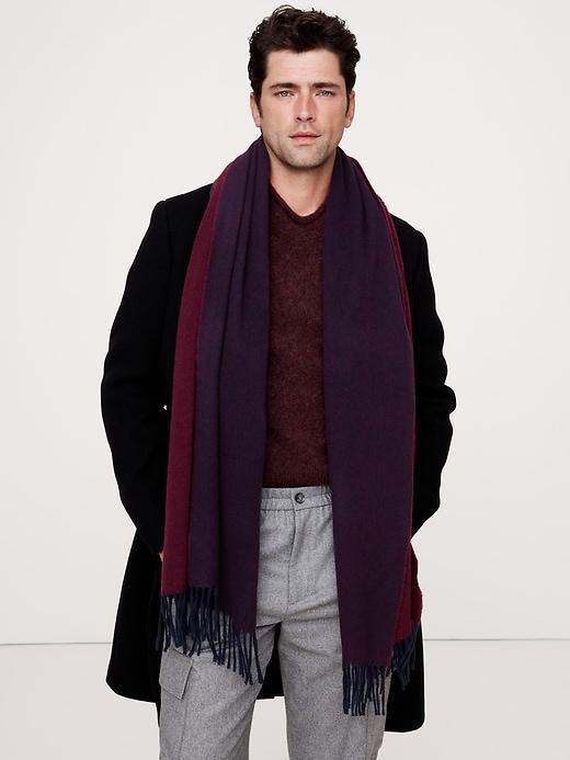 Italian Wool-Cashmere Scarf Product Image