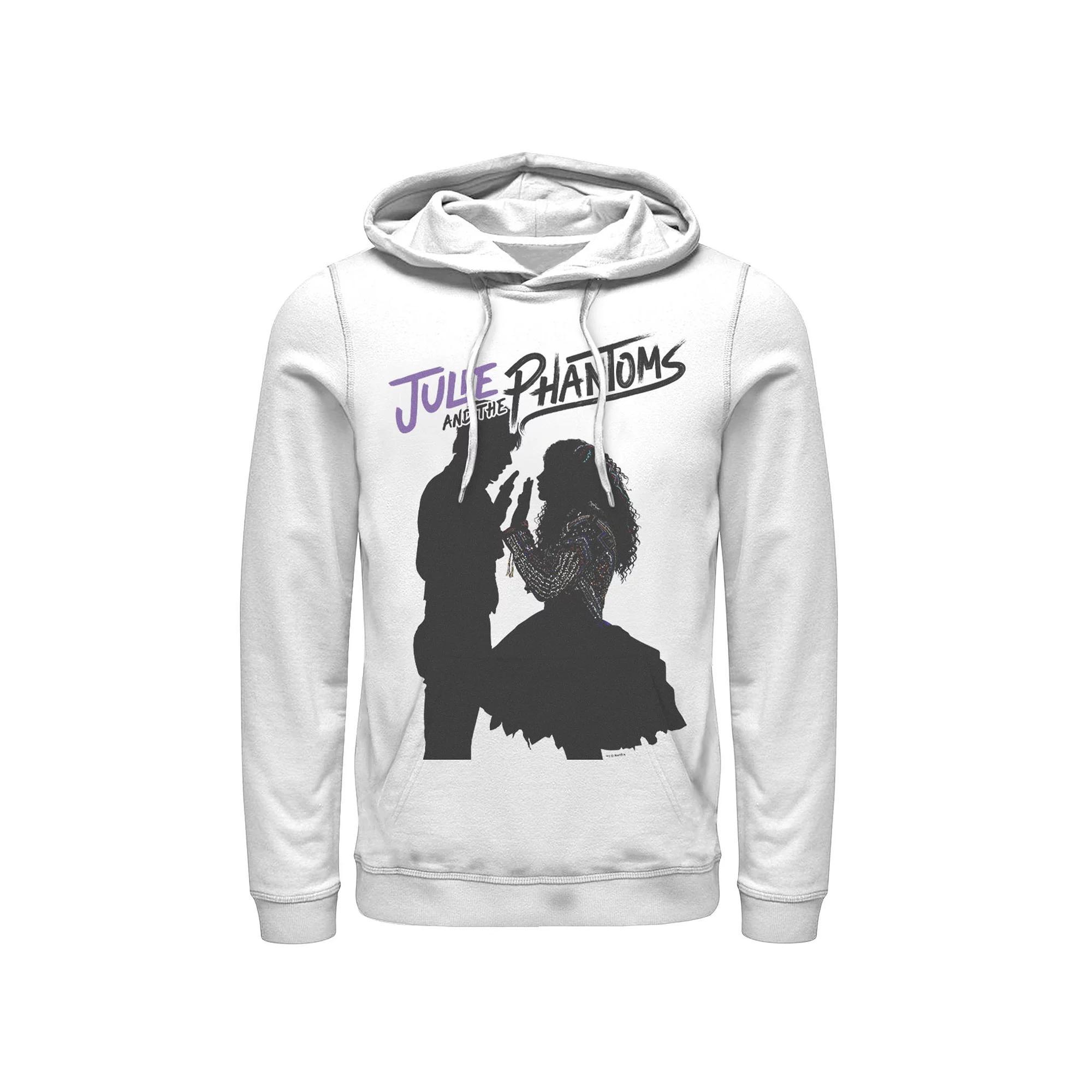 Men's Julie And The Phantoms Silhouettes Hoodie, Size: XL, White Product Image