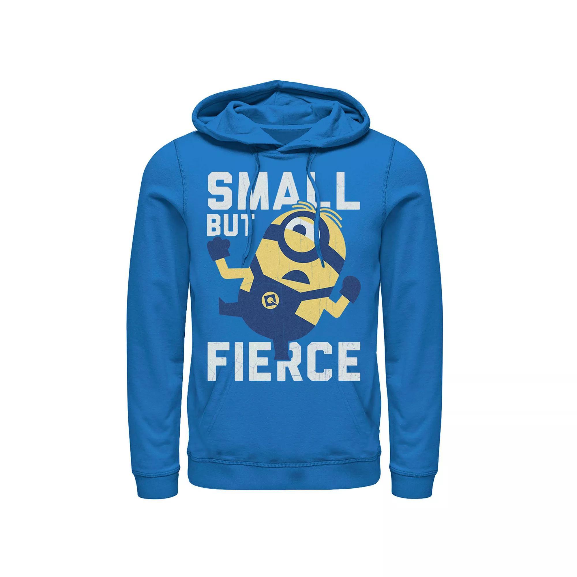 Men's Despicable Me Minions He Is Small But Fierce Graphic Hoodie, Royal Product Image