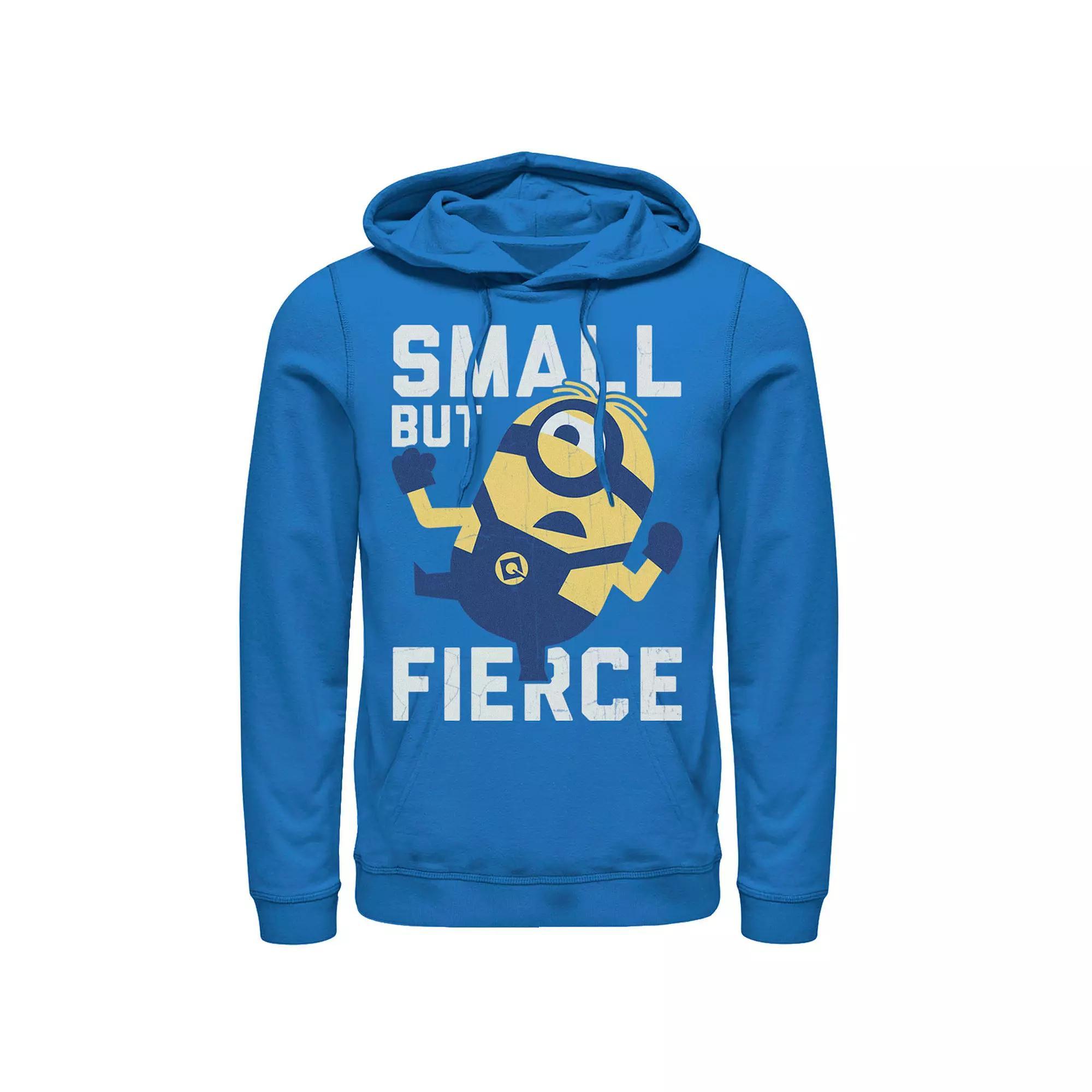 Men's Despicable Me Minions He Is Small But Fierce Graphic Hoodie, Royal Product Image