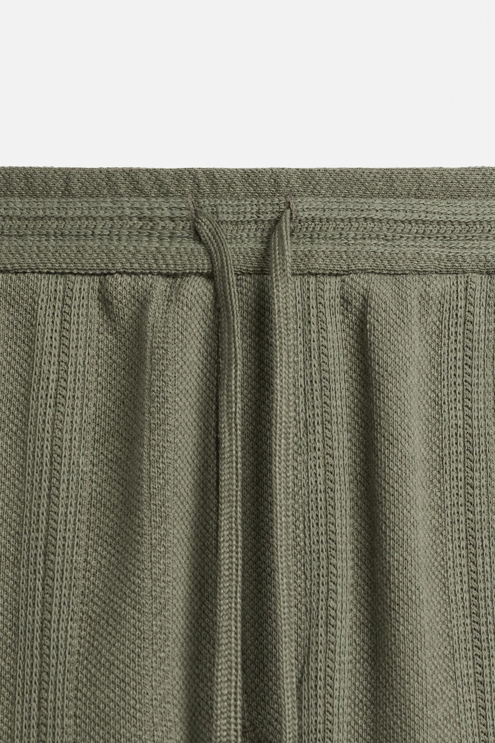 JACQUARD TEXTURED SHORTS Product Image