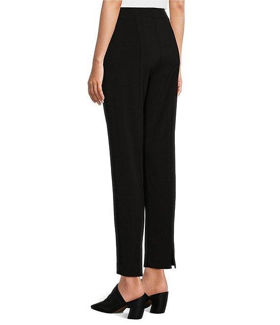 Ali Miles Knit Pull-On Straight Leg Pants Product Image