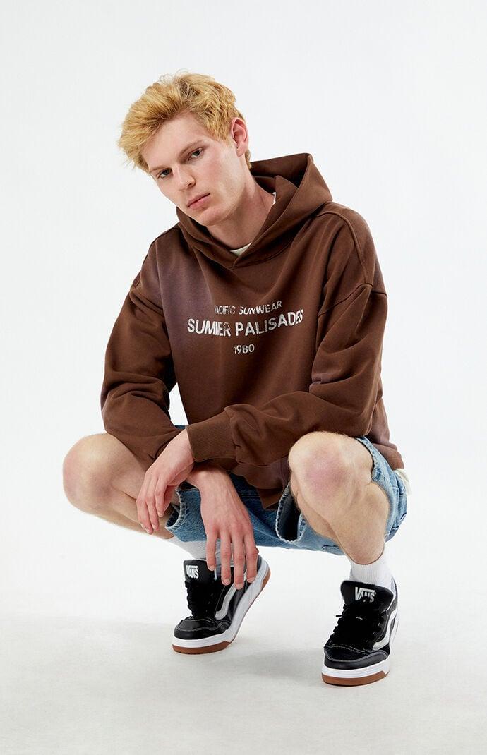 Men's Pacific Sunwear Palisades Cropped Hoodie Product Image