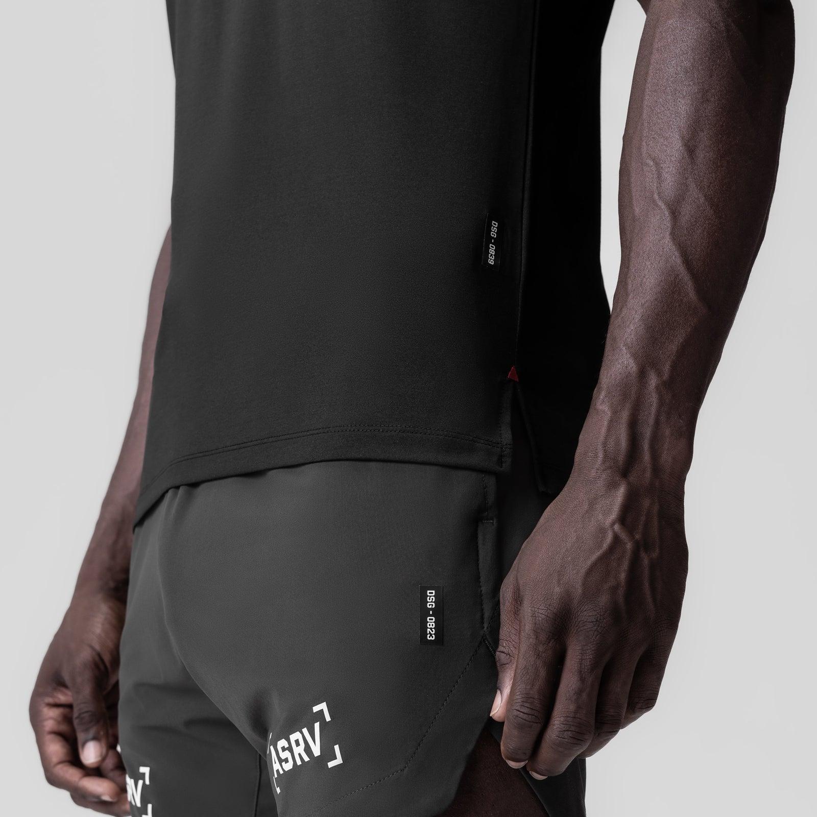 0839. 3D-Lite® 2.0 Lycra® Fitted Tee - Black "OTWR Block" Product Image