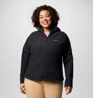 Columbia Womens Sweet As III Hooded Softshell Jacket - Plus Size- Product Image