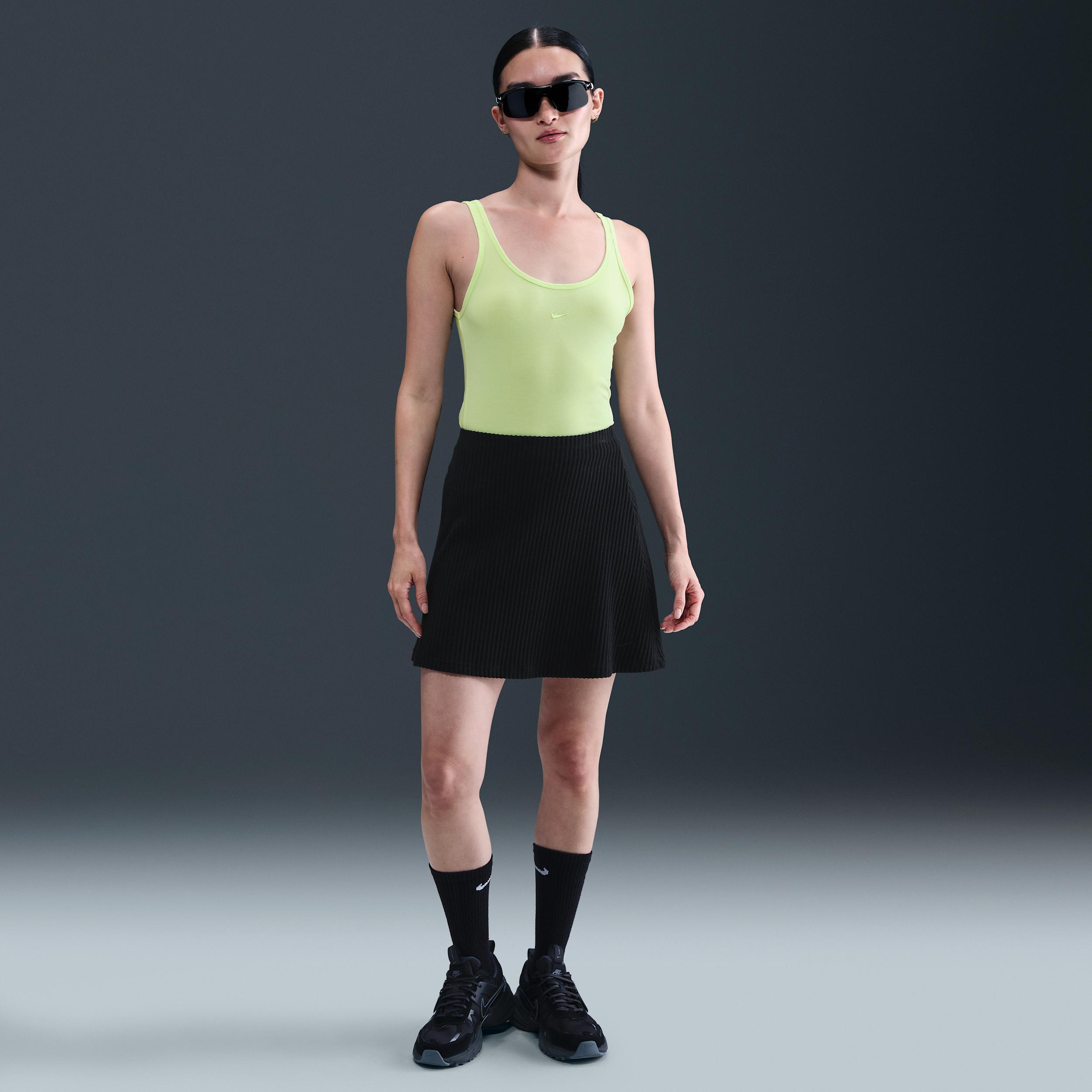 Womens Nike Sportswear Chill Knit Tank Top | FZ1457-423 Product Image