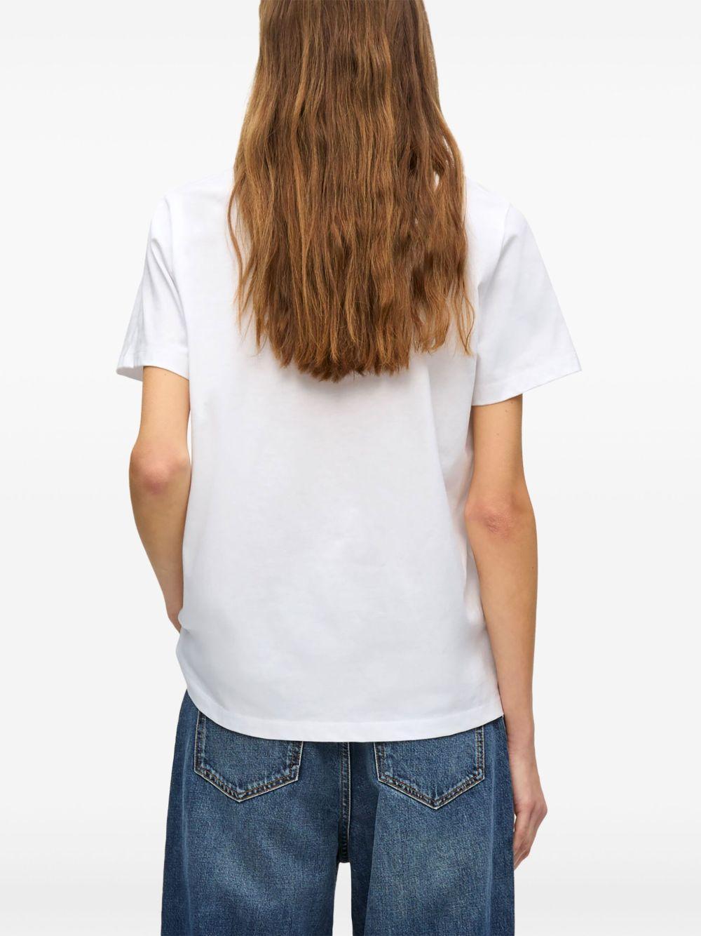 Theory Bron Cotton Polo in Baby Blue Product Image