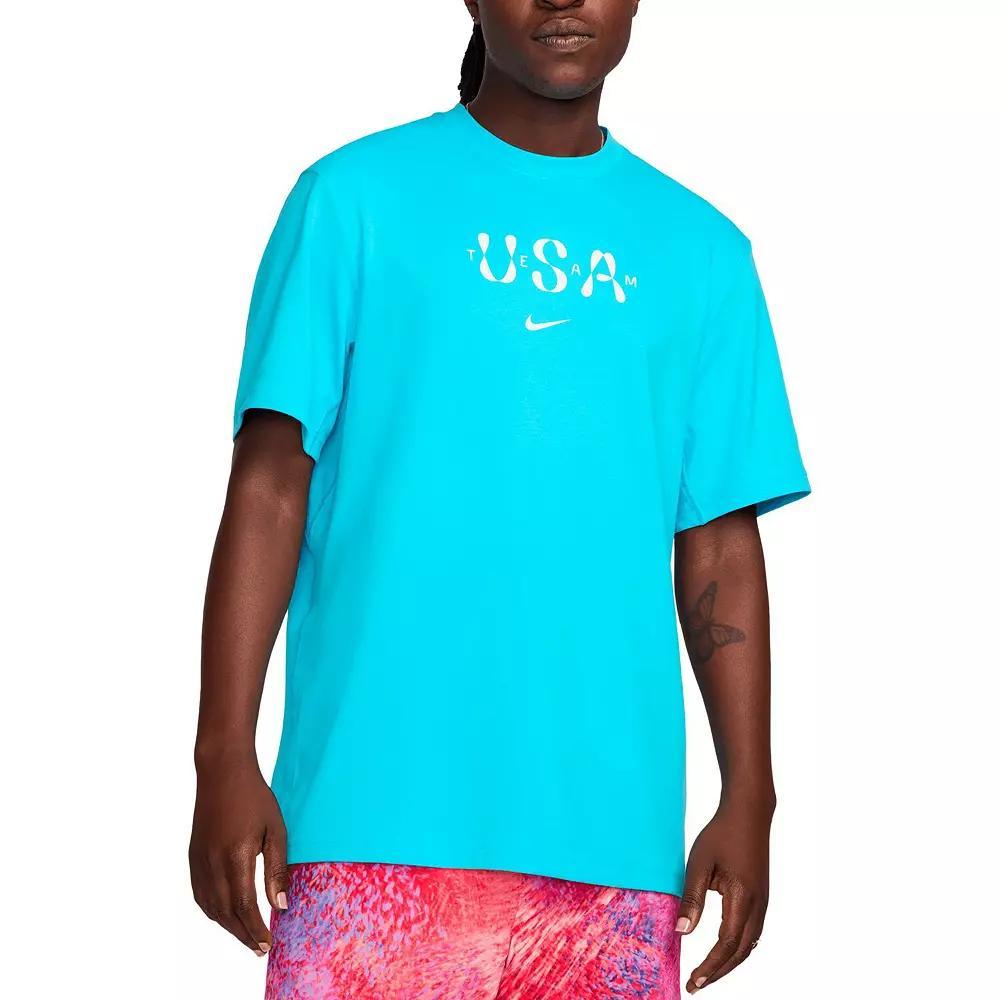 Men's Nike Aqua Team USA Primary Statement T-Shirt,  Product Image