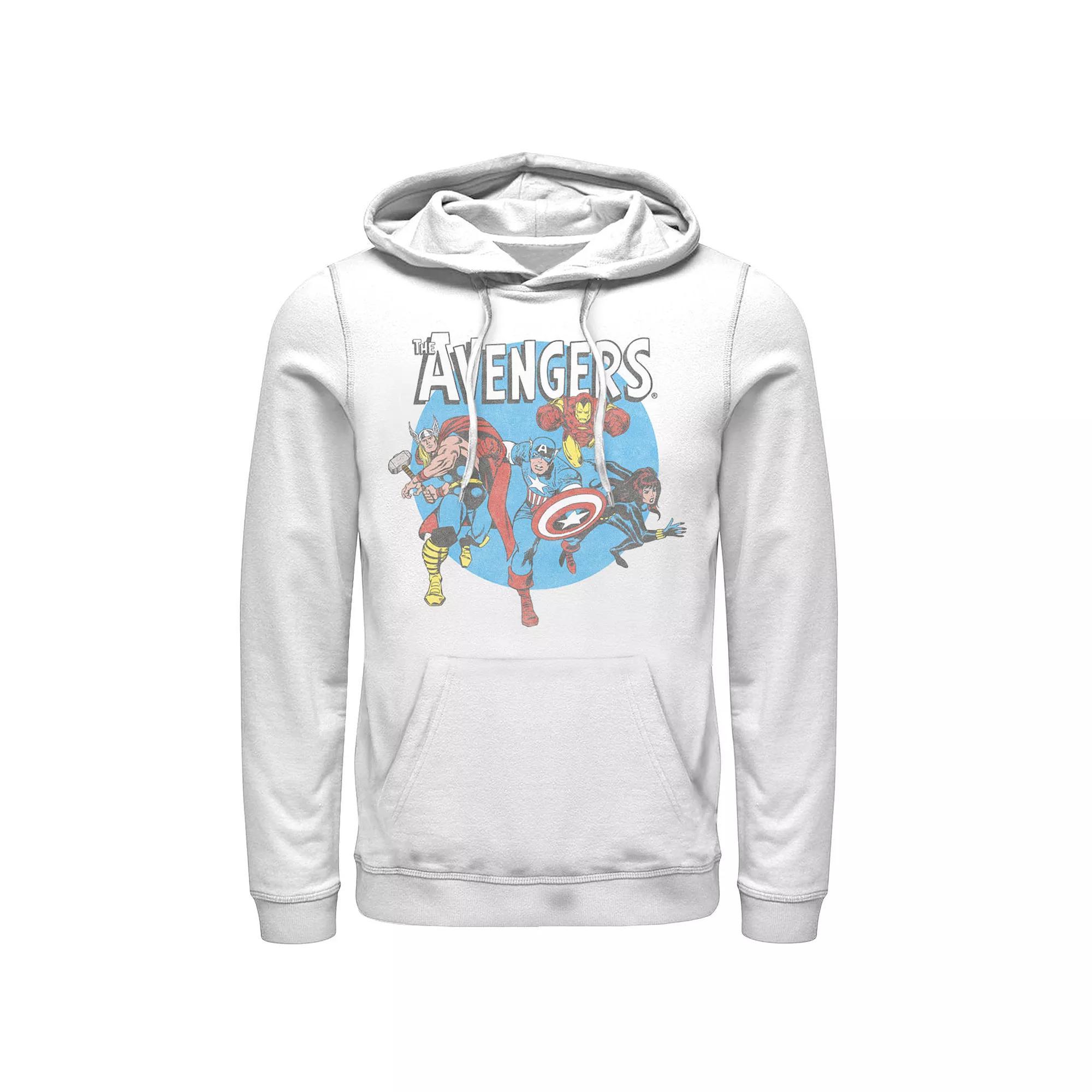 Men's Marvel Avengers Hoodie, Size: Medium, White Product Image