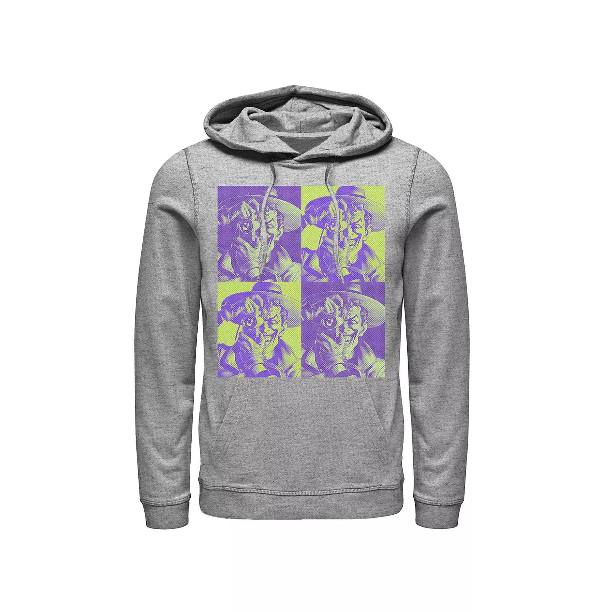 Men's DC Batman The Joker Halftone Popart Hoodie,  Product Image