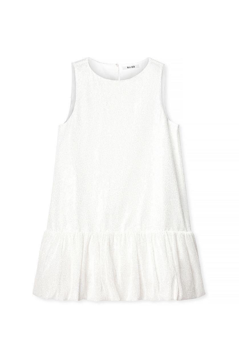 Sequin Bubble Hem Mini Dress Product Image