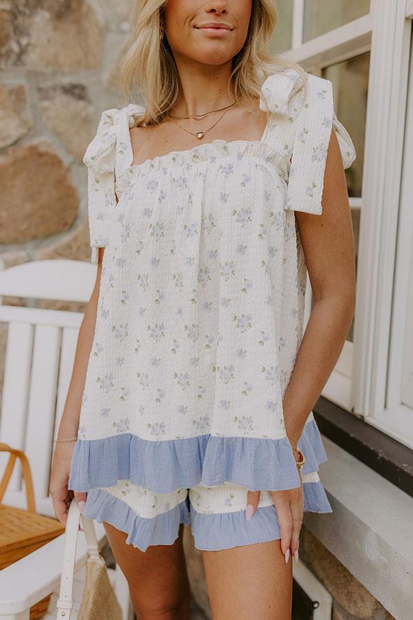 Playful Smile Floral Top Product Image
