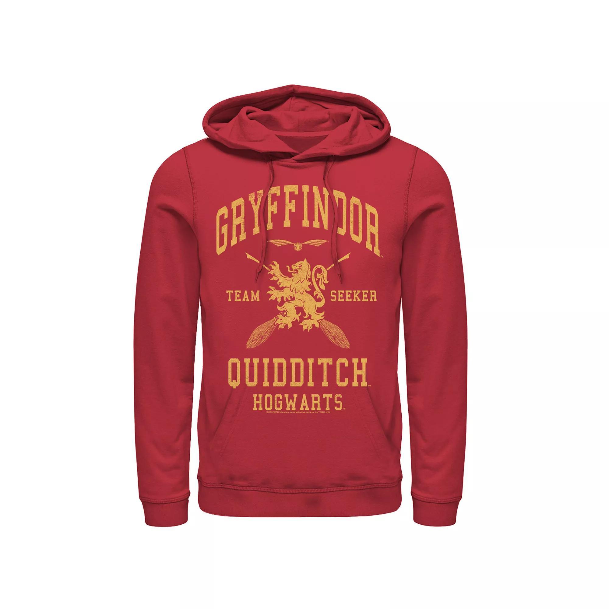 Men's Harry Potter Gryffindor Quidditch Team Seeker Hoodie, Size: Small, Red Product Image