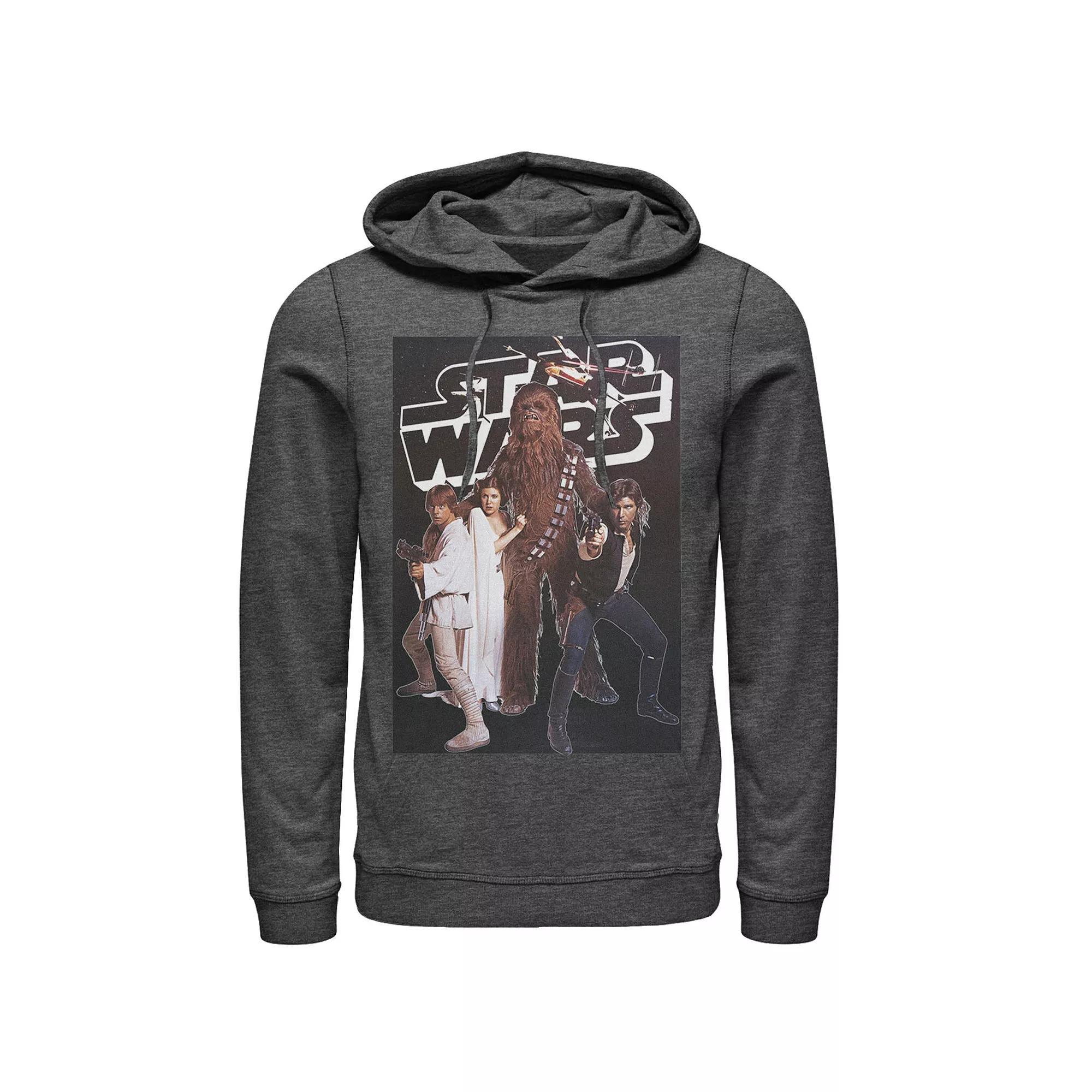 Men's Jurassic Park Staff Logo Pocket Patch Graphic Pullover Hoodie,  Product Image