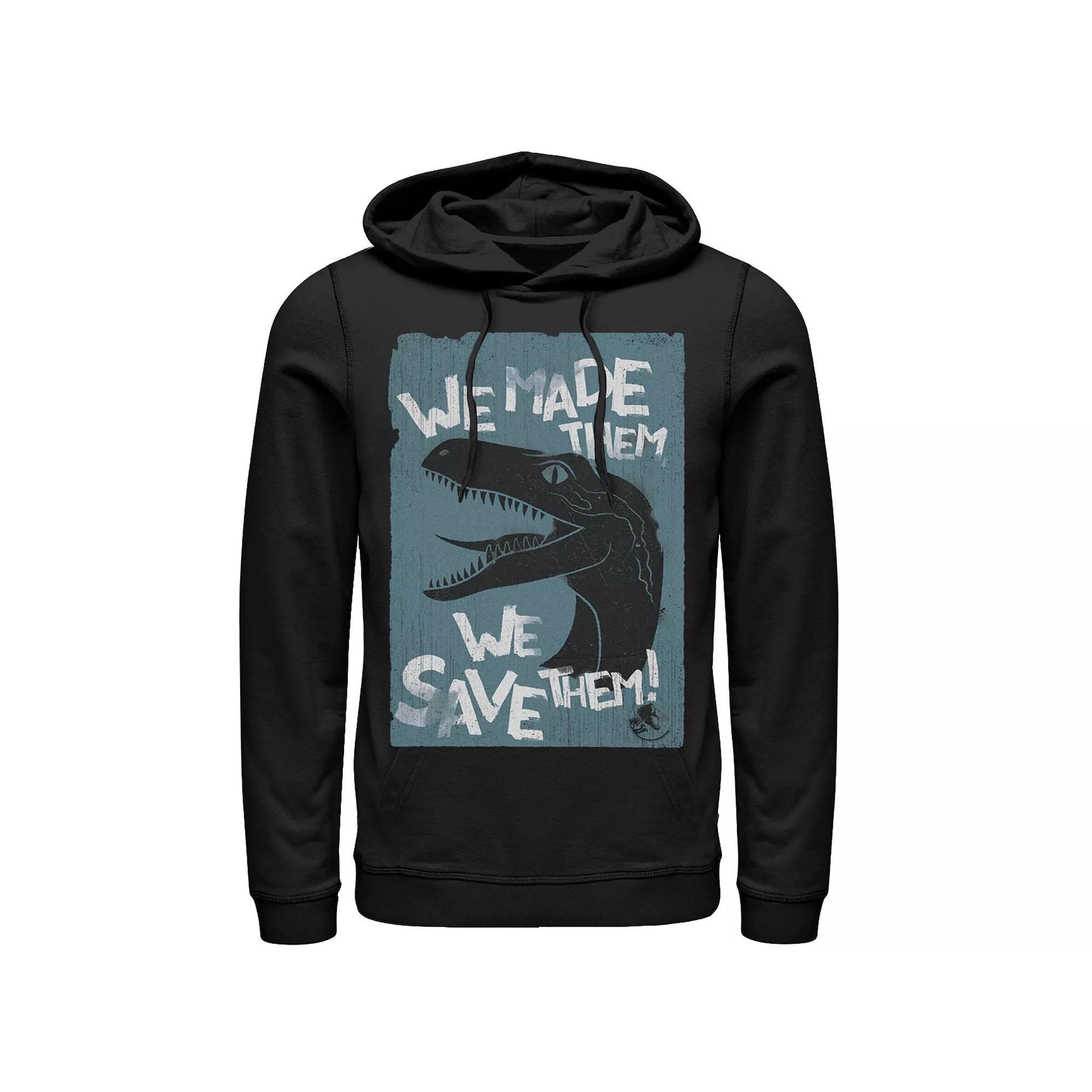 Men's Jurassic World Two We Made Them We Save Them Hoodie,  Product Image
