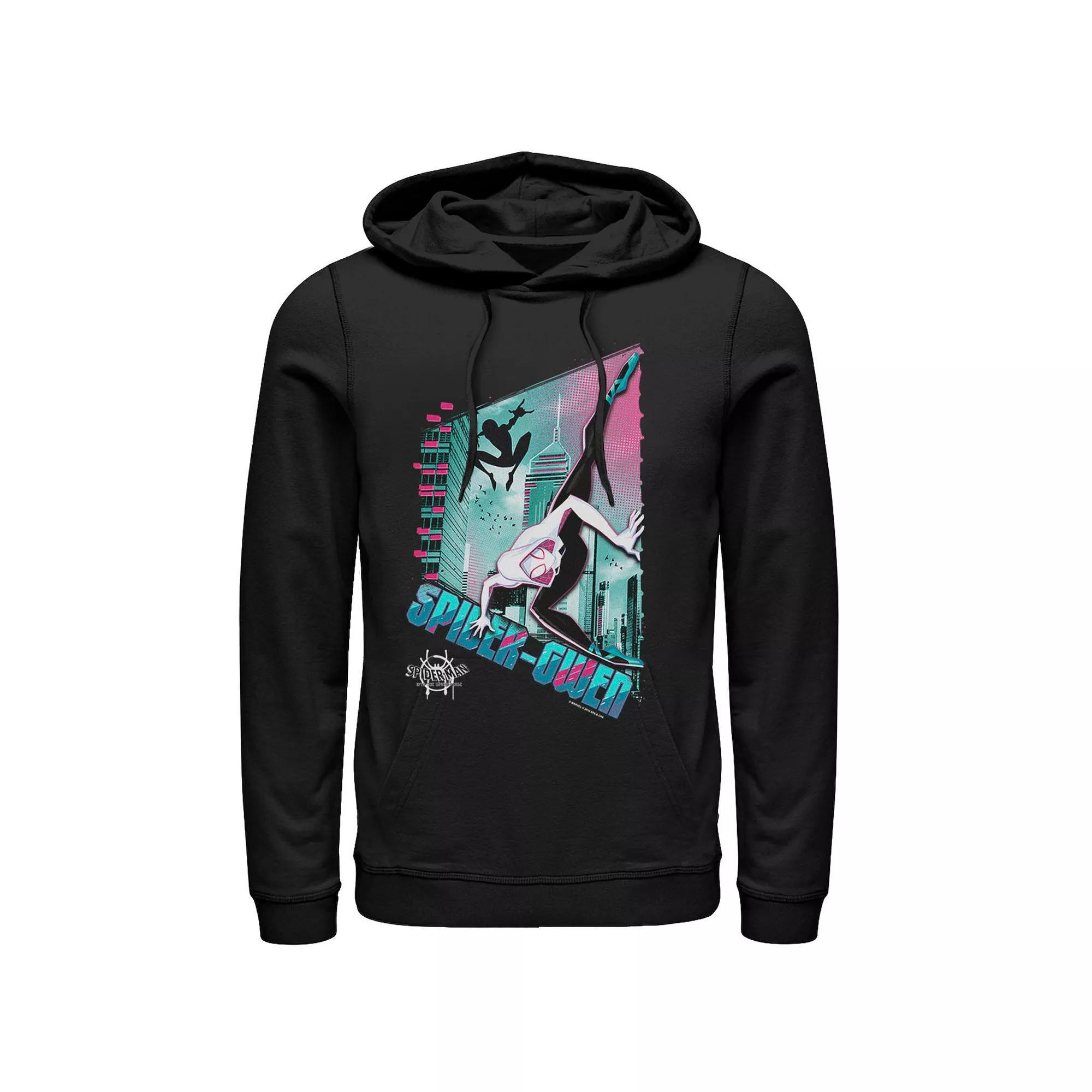Men's Marvel Spiderverse Spider-Gwen City Pose Graphic Hoodie,  Product Image