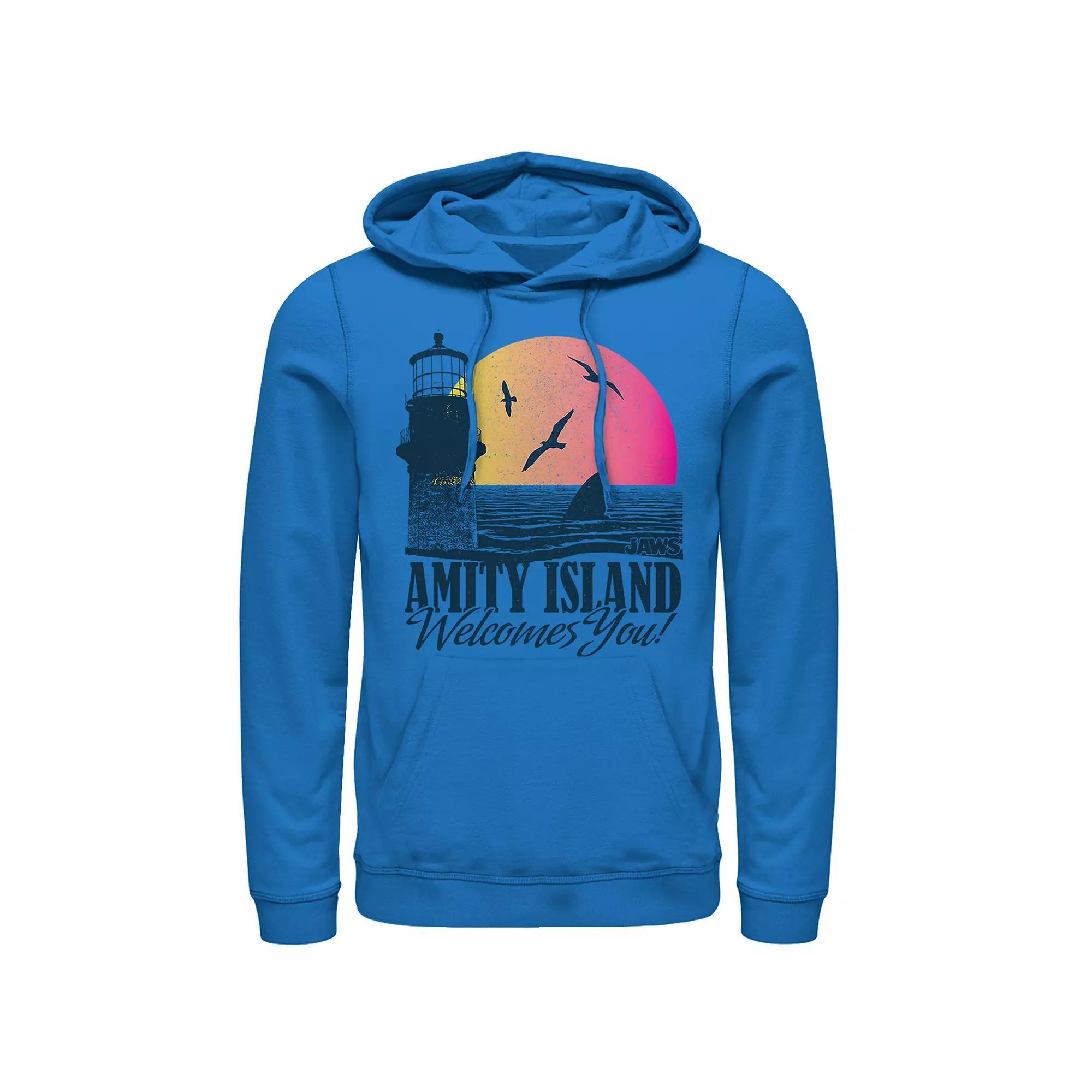 Men's Fender Desert Landscape Graphic Hoodie, Size: XXL, Blue Product Image