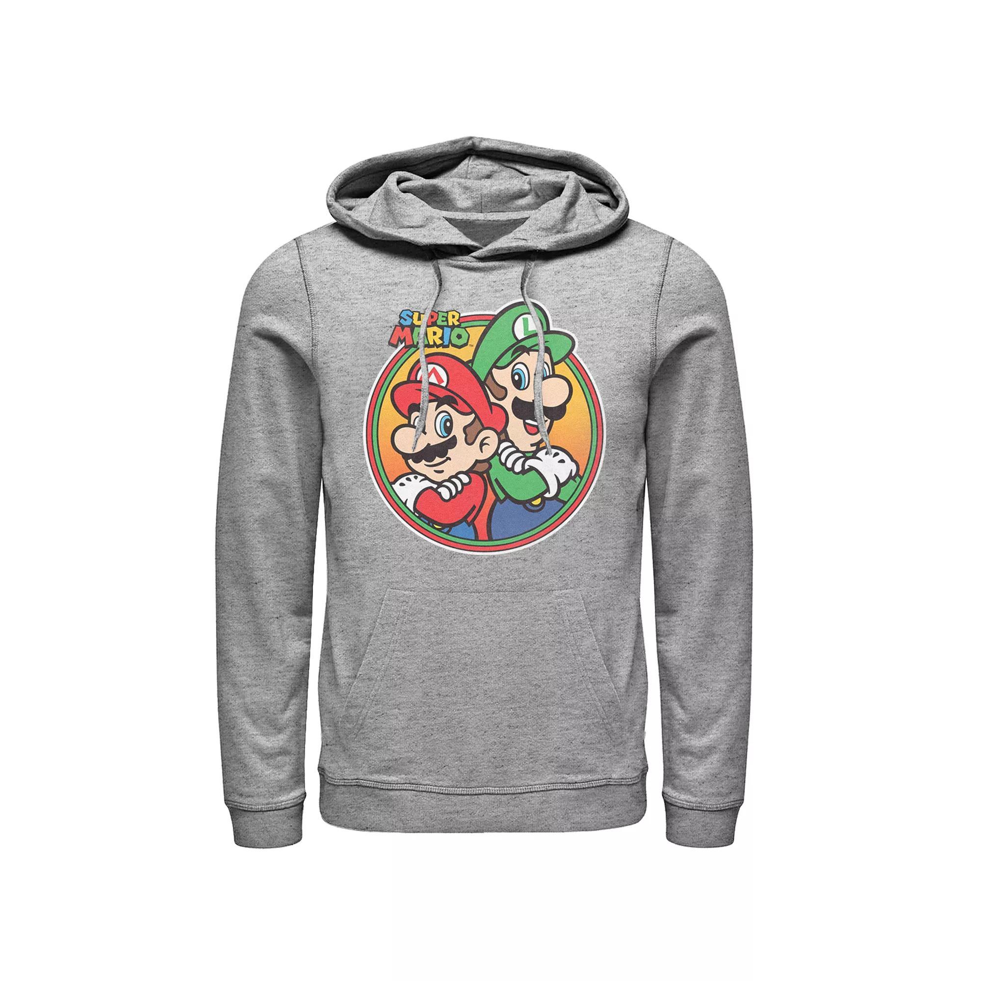 Men's Mario & Luigi Nintendo Bros Pullover Hoodie,  Product Image