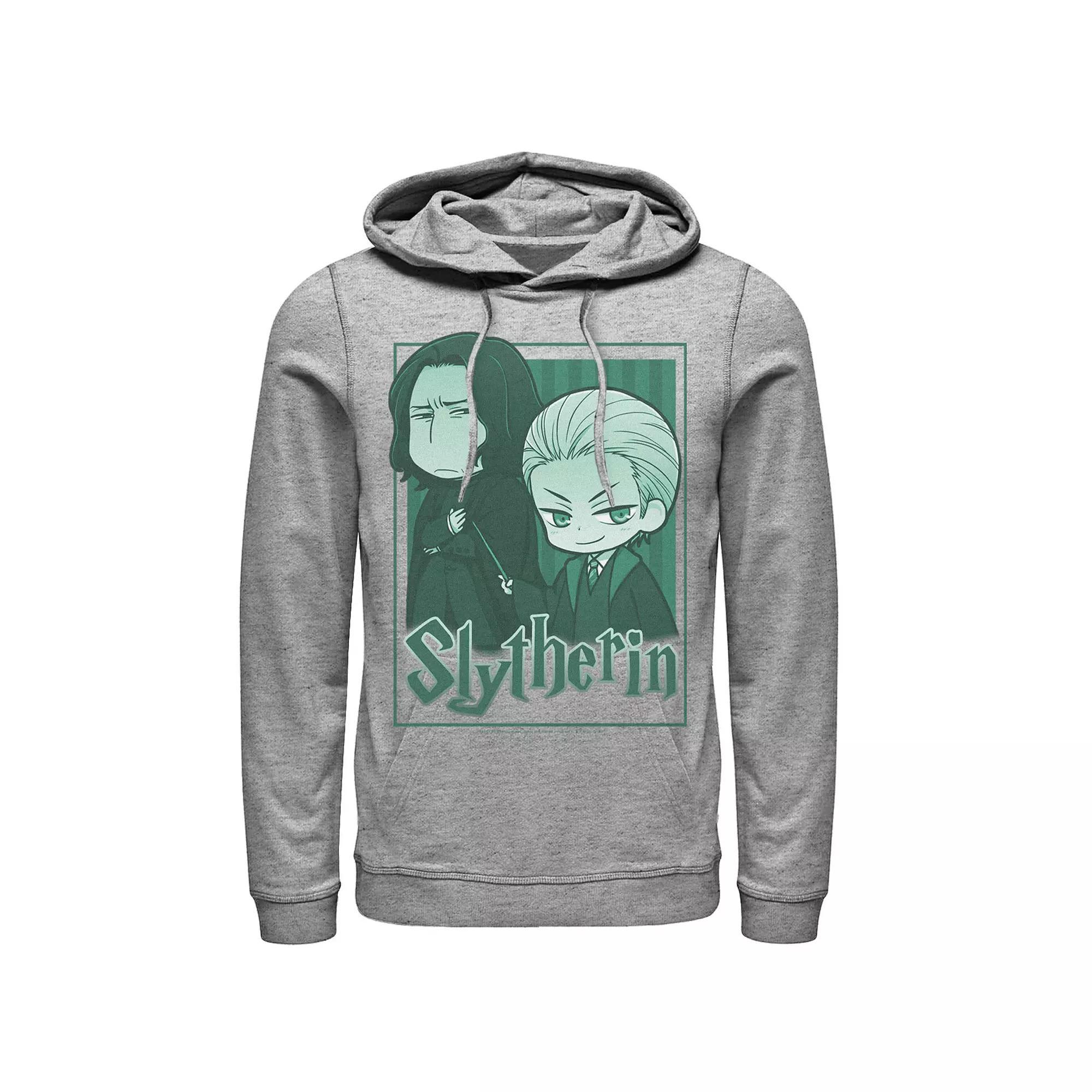 Men's Harry Potter Slytherin Snape & Draco Anime Hoodie, Size: 3XL, Athletic Grey Product Image