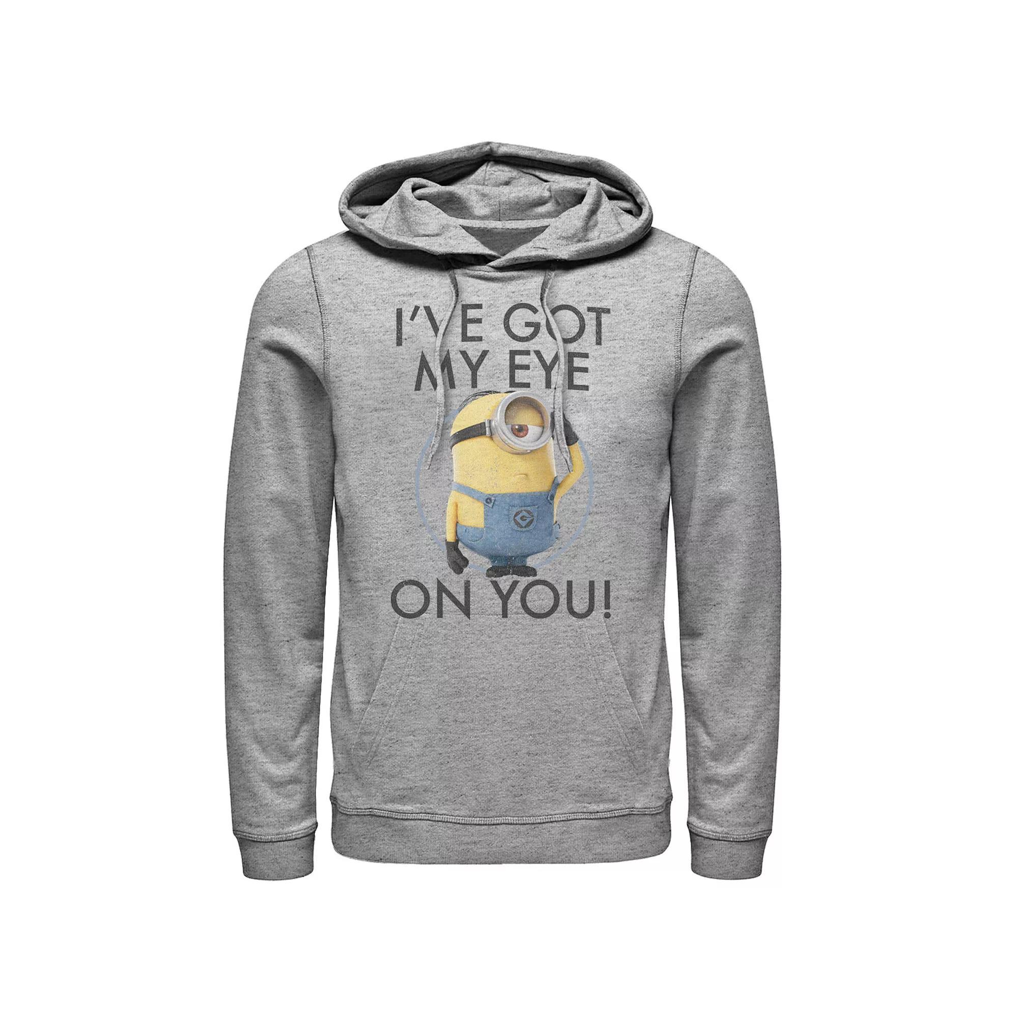 Men's Despicable Me Minions Stuart's Eye On You Pullover Hoodie,  Product Image