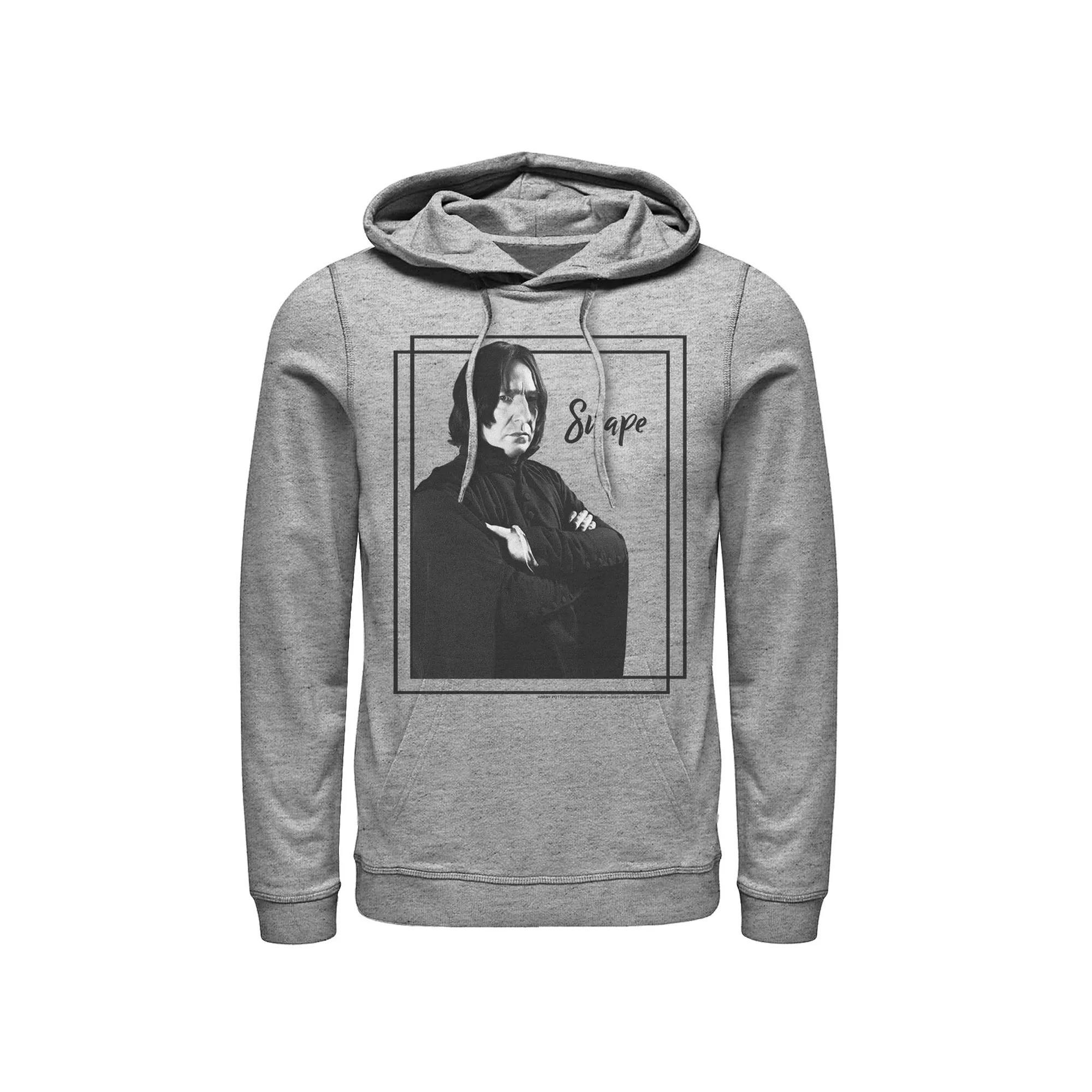 Men's Harry Potter Snape Simple Framed Portrait Graphic Pullover Hoodie,  Product Image