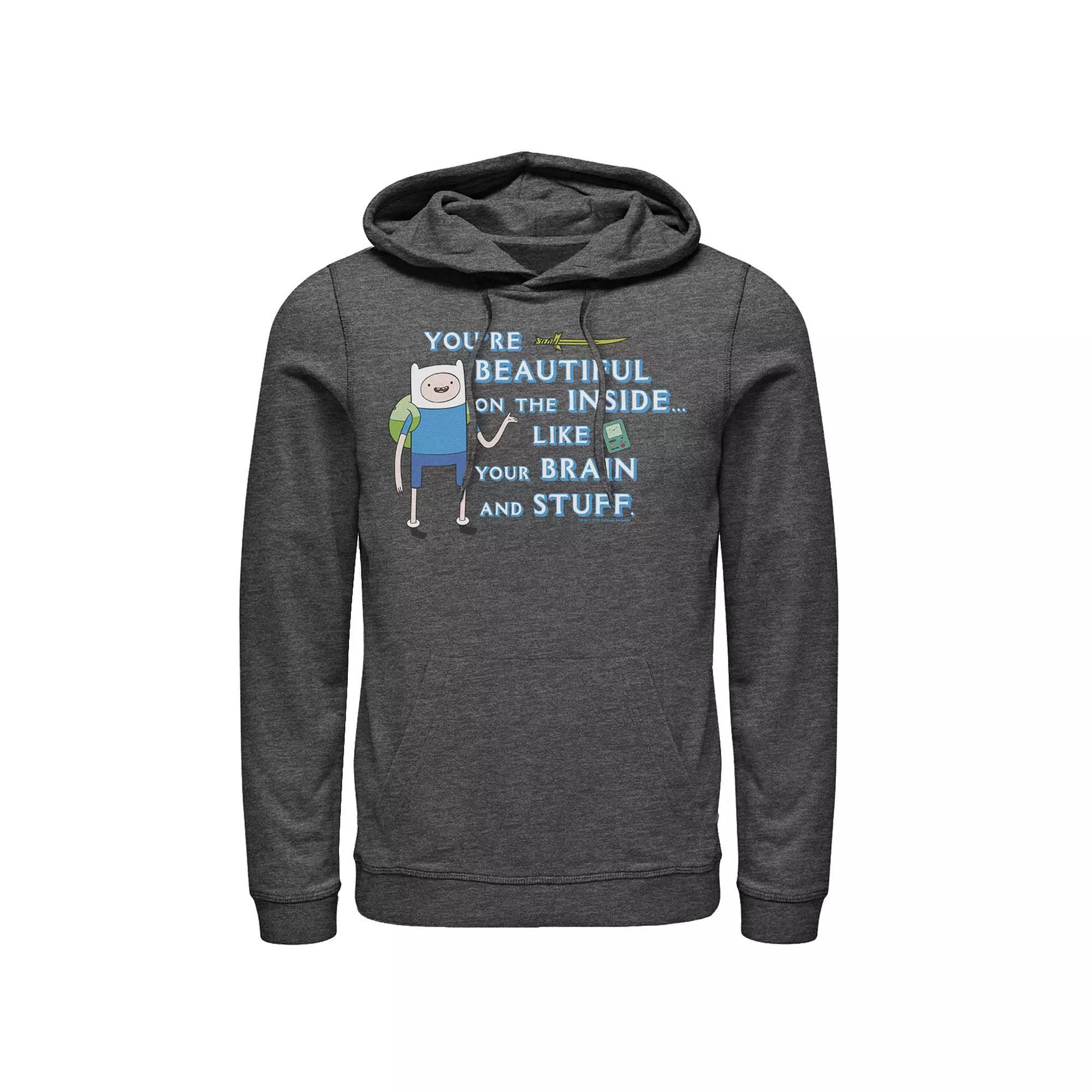 Men's Star Wars The Mandalorian The Child Aka Baby Yoda Strong Is The Cuteness Hoodie, Size: XXL, Blue Product Image