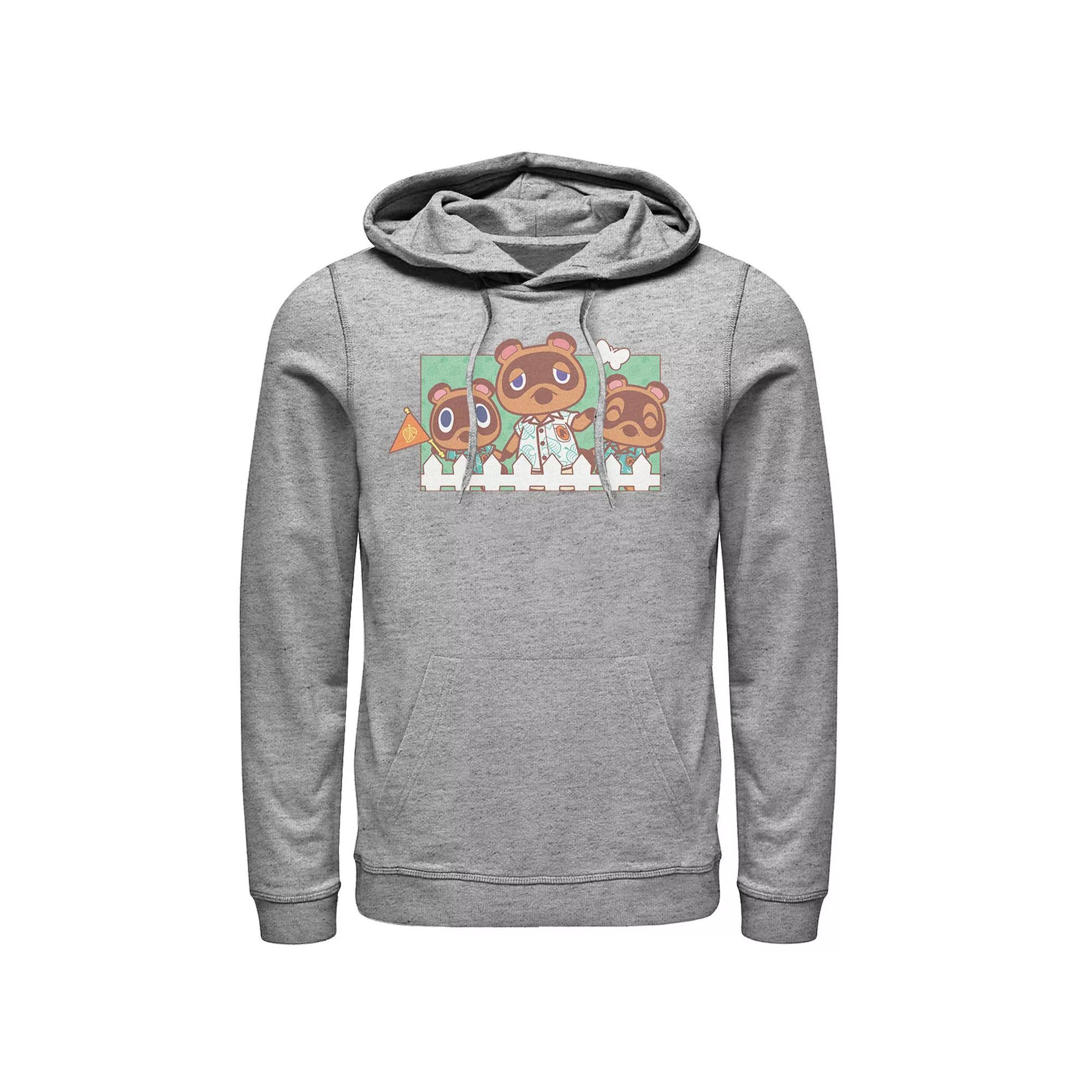 Men's Animal Crossing New Horizons Nook Family Portrait Hoodie,  Product Image