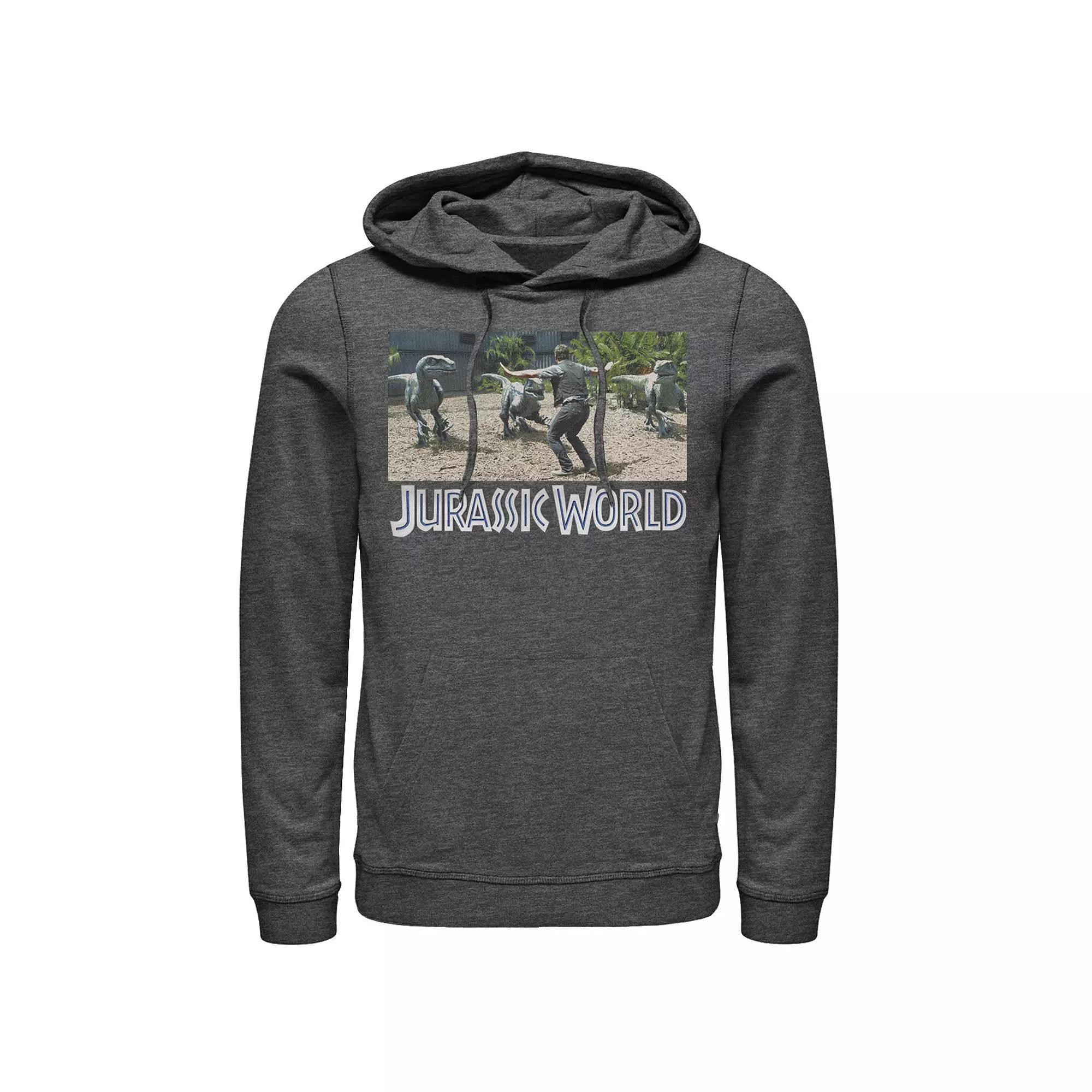 Men's Jurassic World Owen Raptor Pack Trainer Graphic Pullover Hoodie,  Product Image
