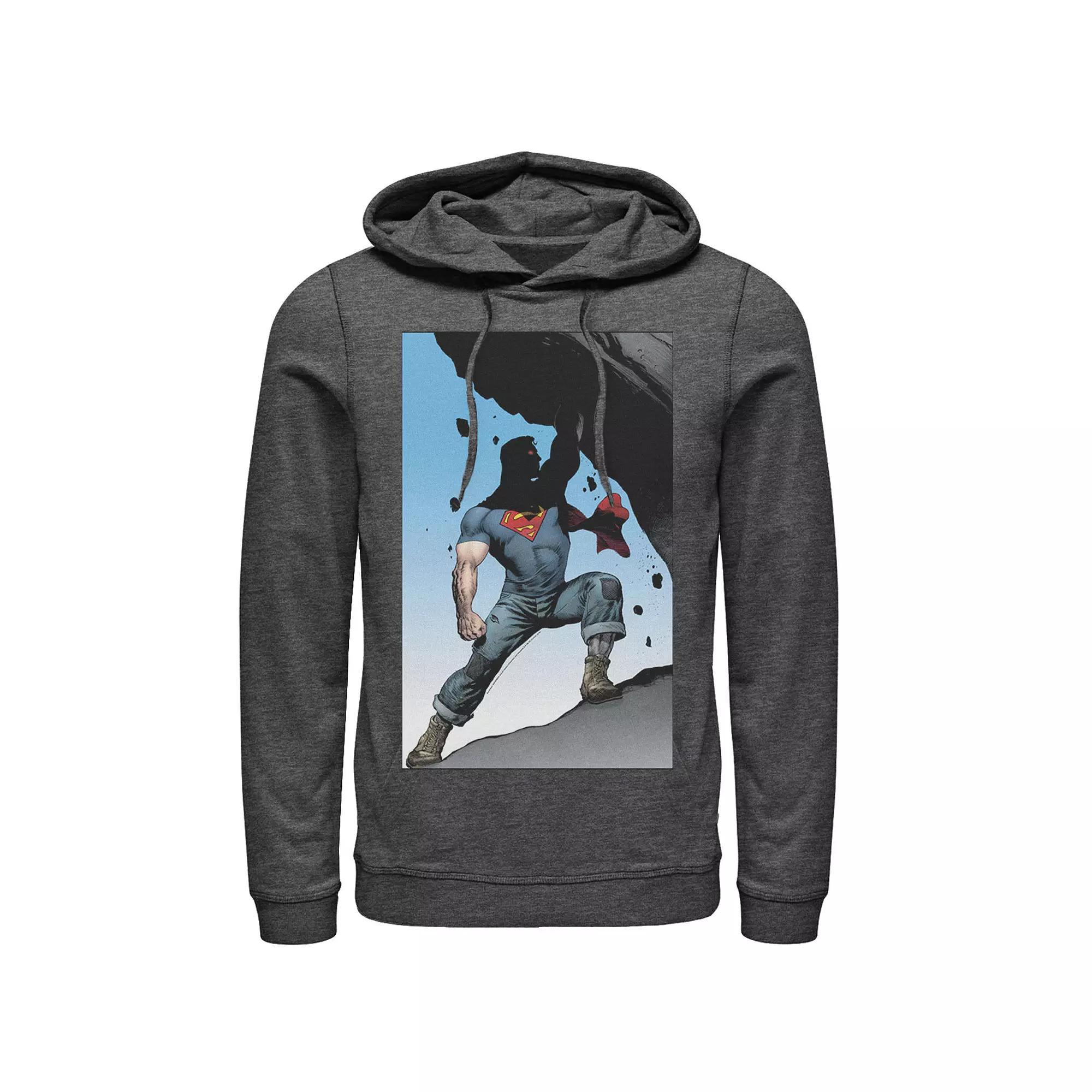 Men's DC Comics Superman Power Lift Comic Poster Hoodie,  Product Image