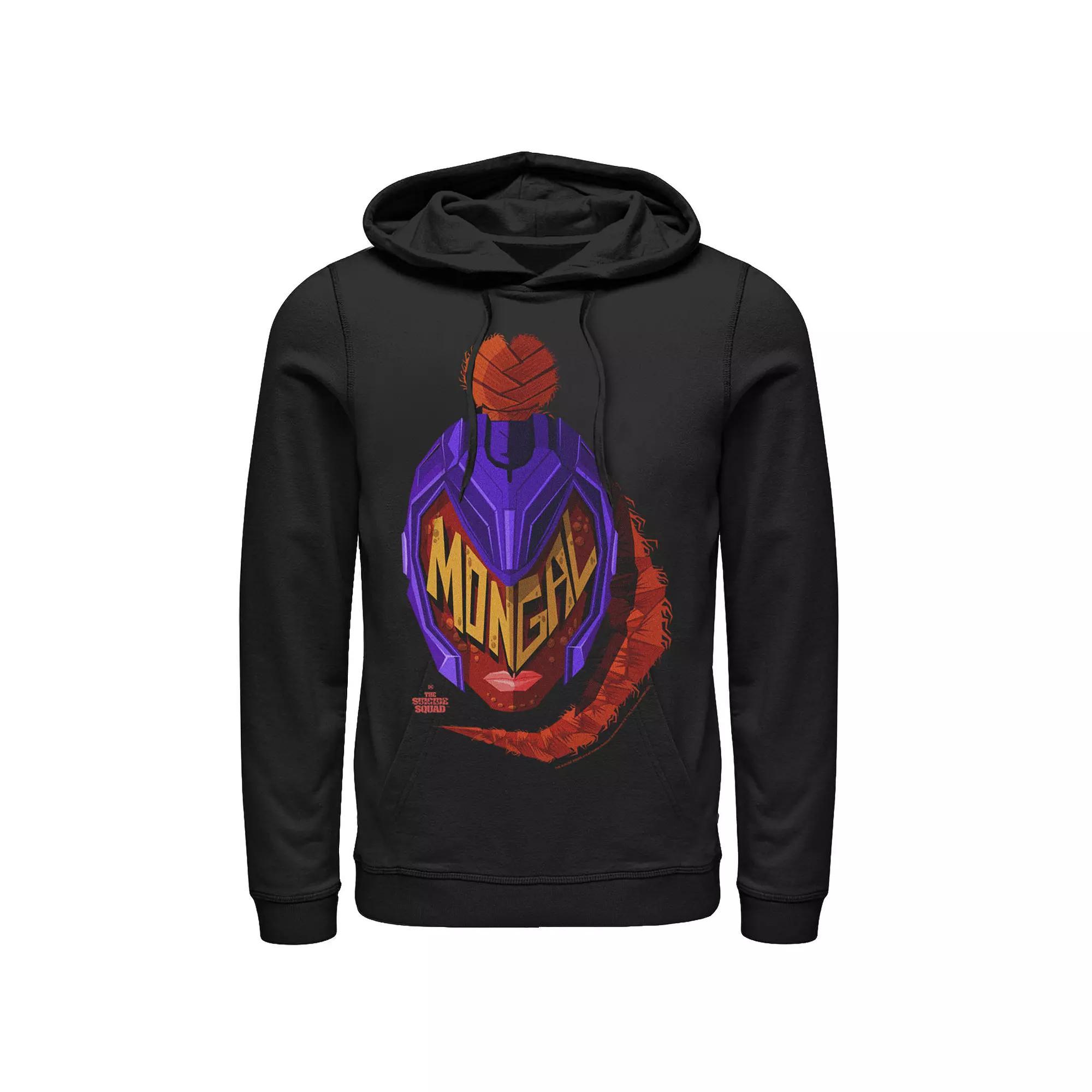 Disney's Maleficent Red Glow Portrait Logo Men's Hoodie, Size: Small, Black Product Image