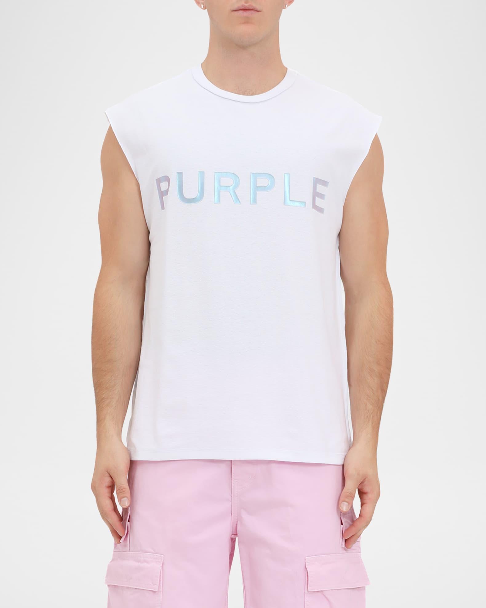 Men's Sleeveless Textured Logo Top Product Image