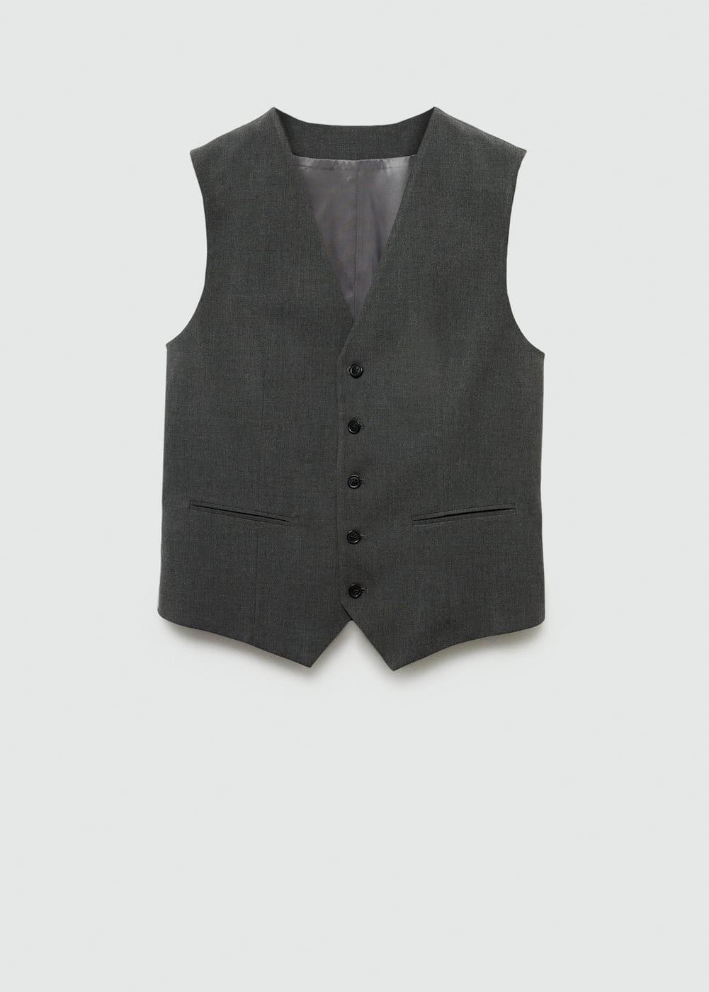 Mango Mens Super Stretch Fabric Suit Vest Product Image