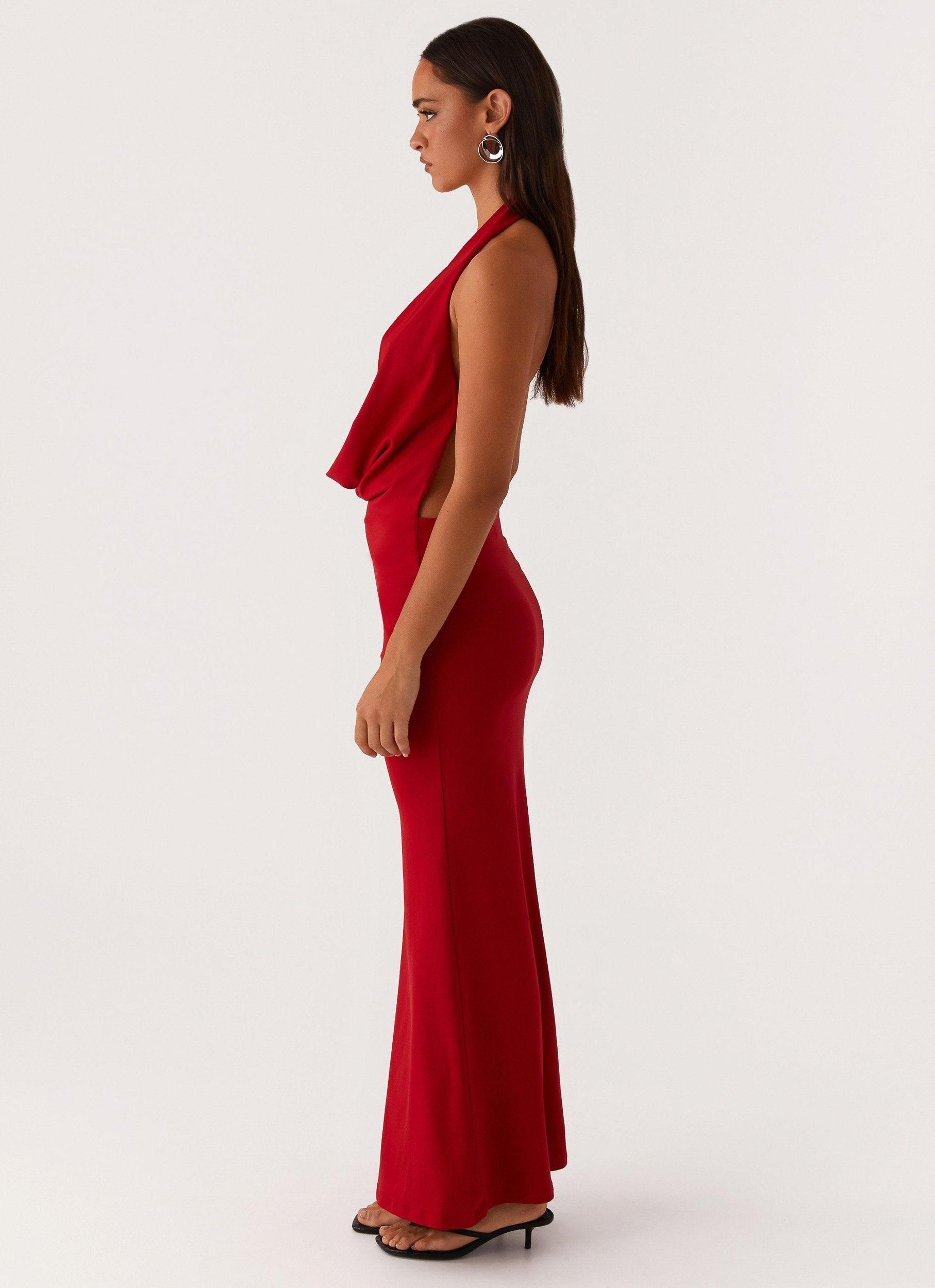 Dedicated Maxi Dress - Red Product Image