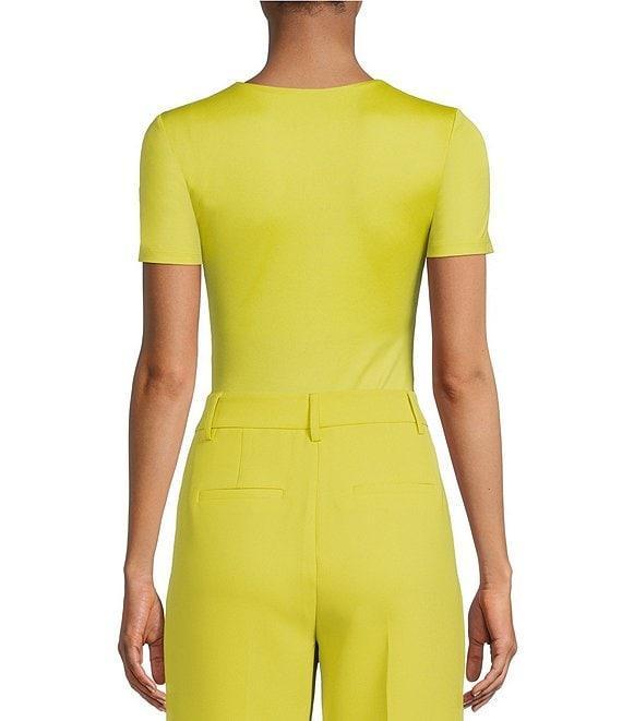 Gianni Bini Layla Short Sleeve Crew Neck Coordinating Bodysuit Product Image