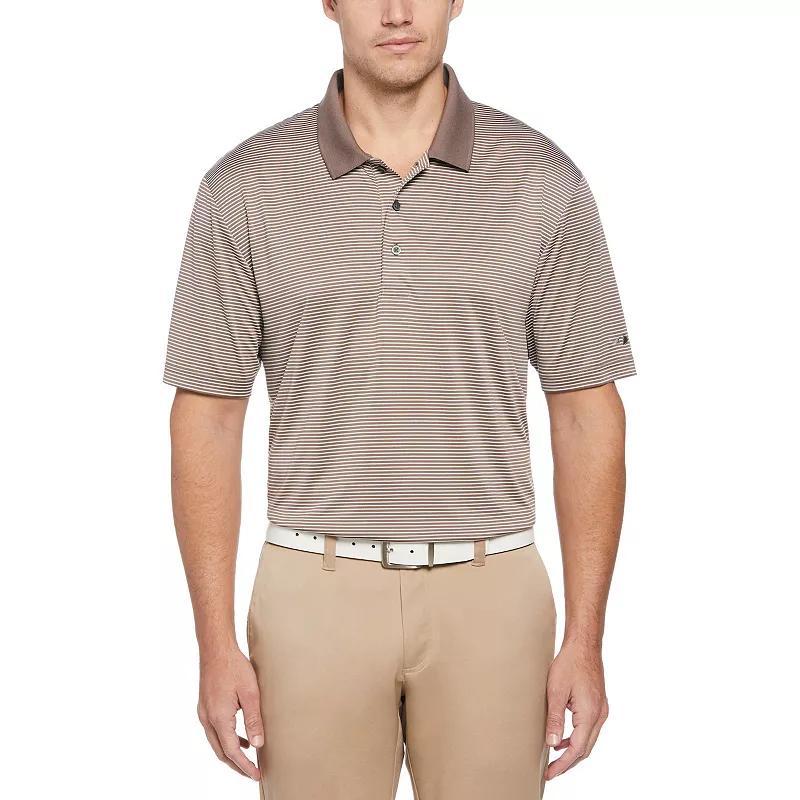 Mens Grand Slam Off Course Championship Striped Golf Polo Product Image