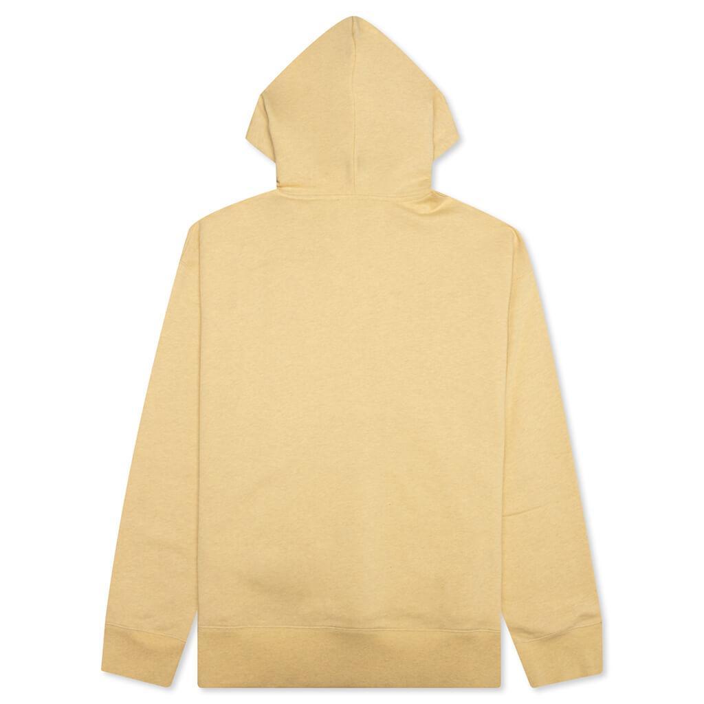 Hooded Sweatshirt - Pale Yellow/Melange Male Product Image