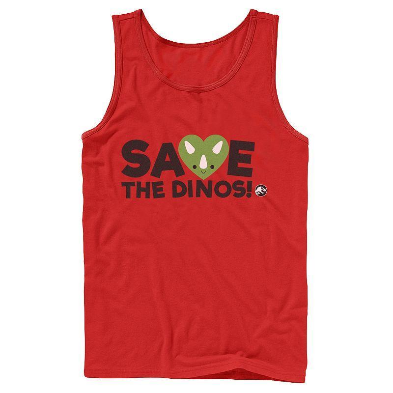 Men's Jurassic World: Fallen Kingdom Save The Dinos! Tank Top,  Product Image