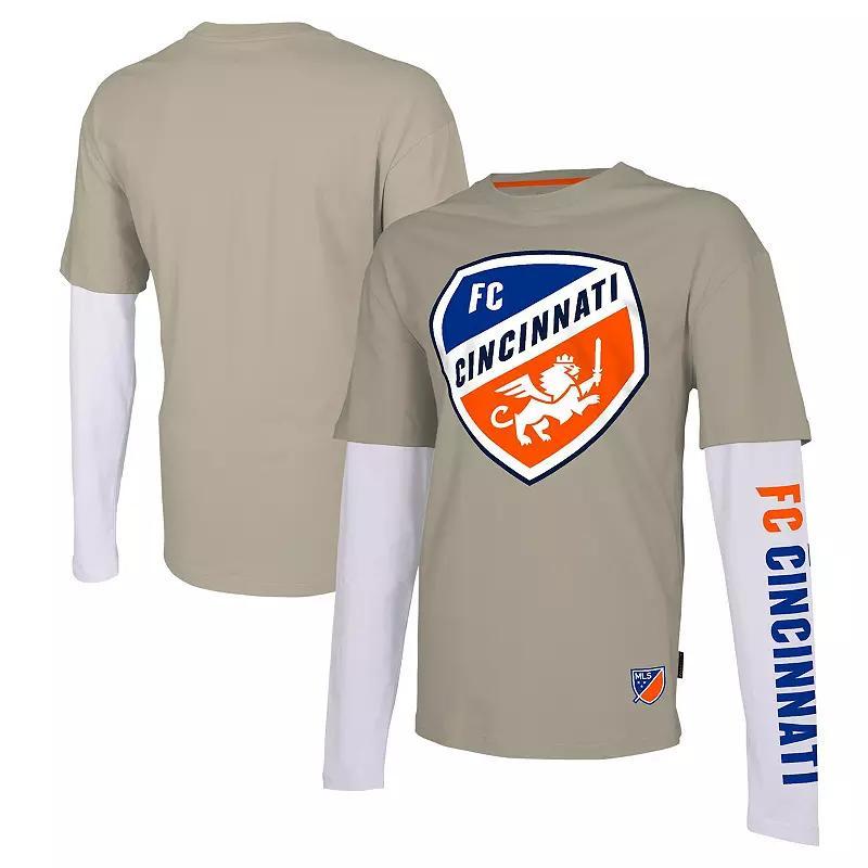 Men's Stadium Essentials Tan FC Cincinnati Status Long Sleeve T-Shirt, Size: XL, Fcc Team Product Image
