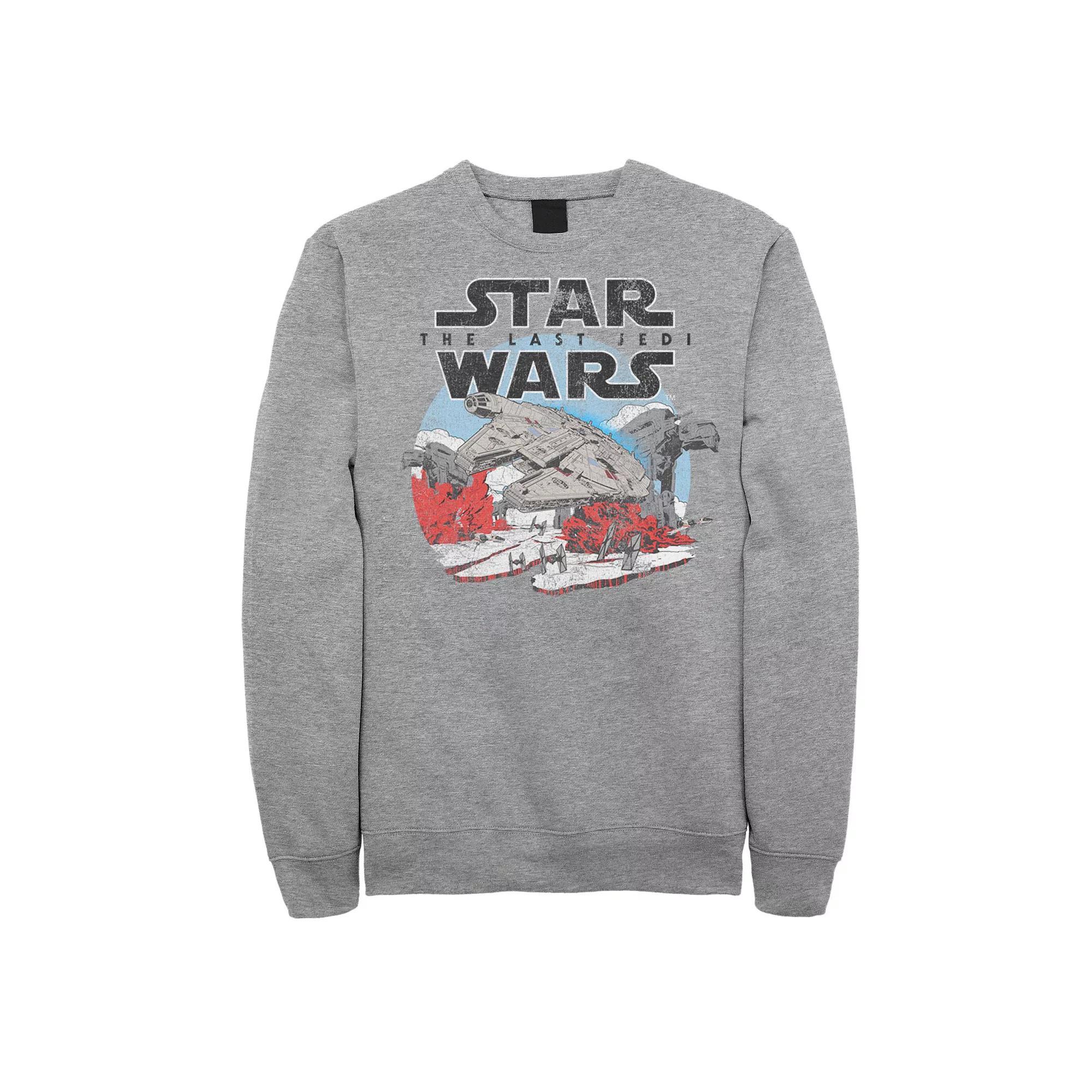 Men's Star Wars The Last Jedi Battle Scene Poster Tee,  Product Image