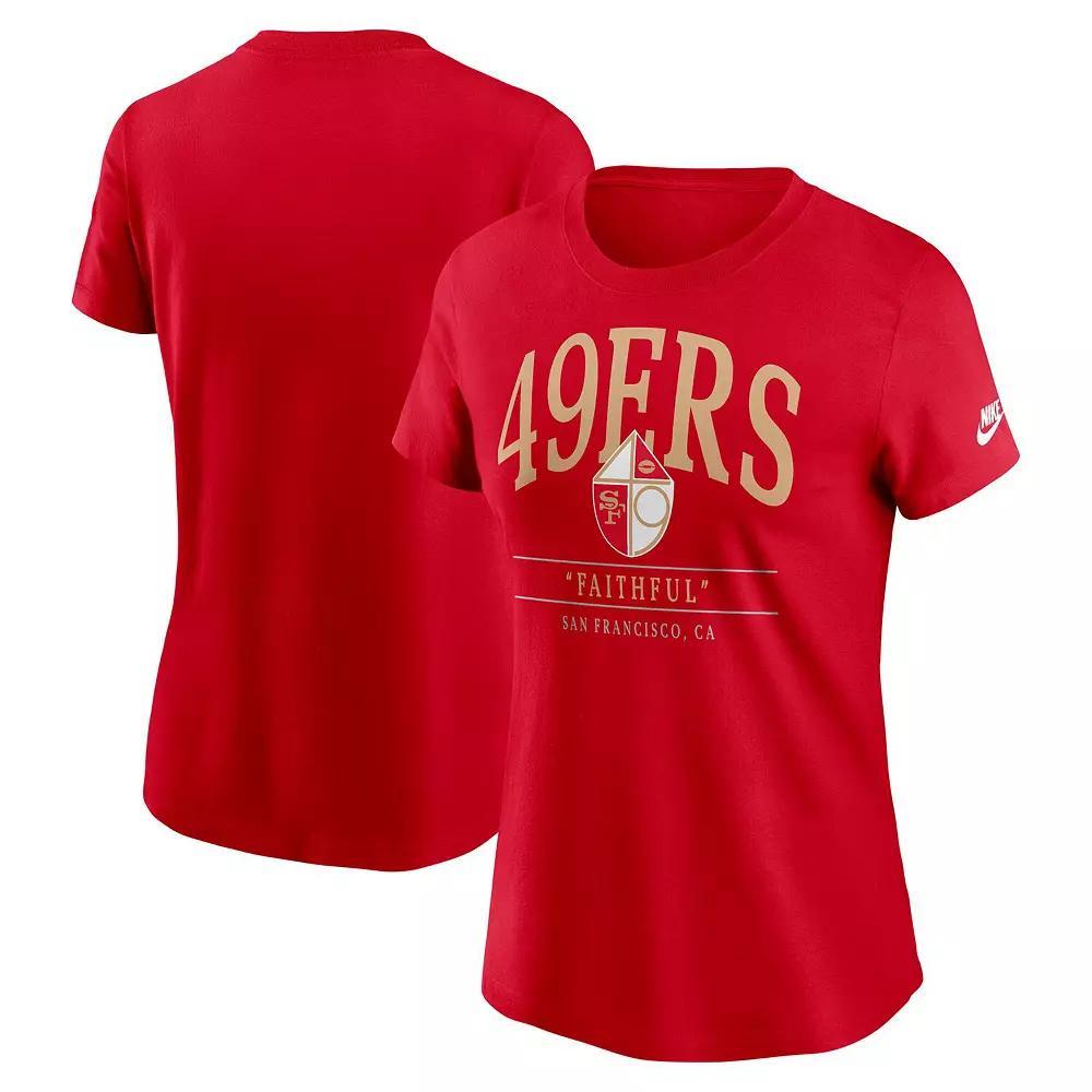 Women's Nike  Scarlet San Francisco 49ers Hometown Local Pack T-Shirt, Size: XL, Red Product Image