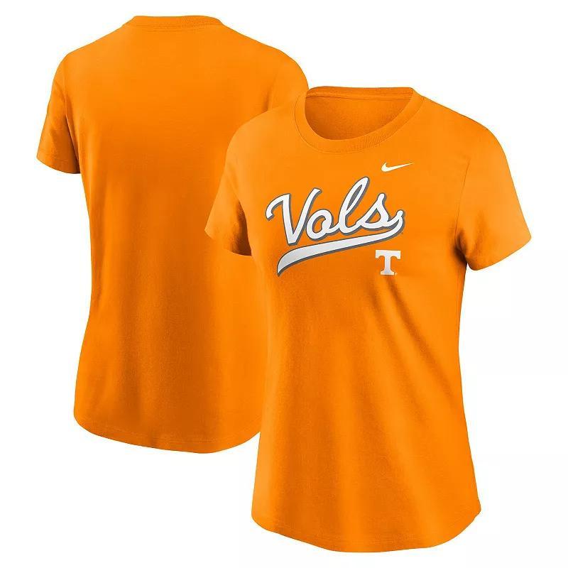 Women's Nike Tennessee Orange Tennessee Volunteers Local Script T-Shirt,  Product Image