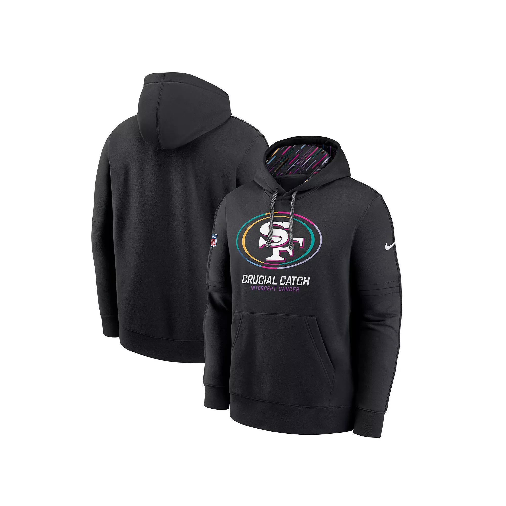Men's Nike Black San Francisco 49ers 2024 NFL Crucial Catch Big & Tall Club Pullover Hoodie, Size: 3XLT Product Image