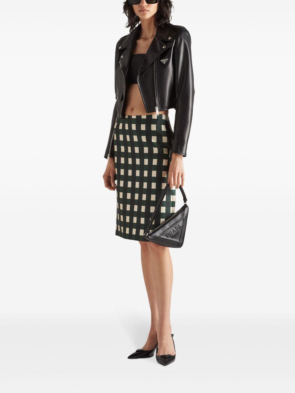 leather biker jacket Product Image